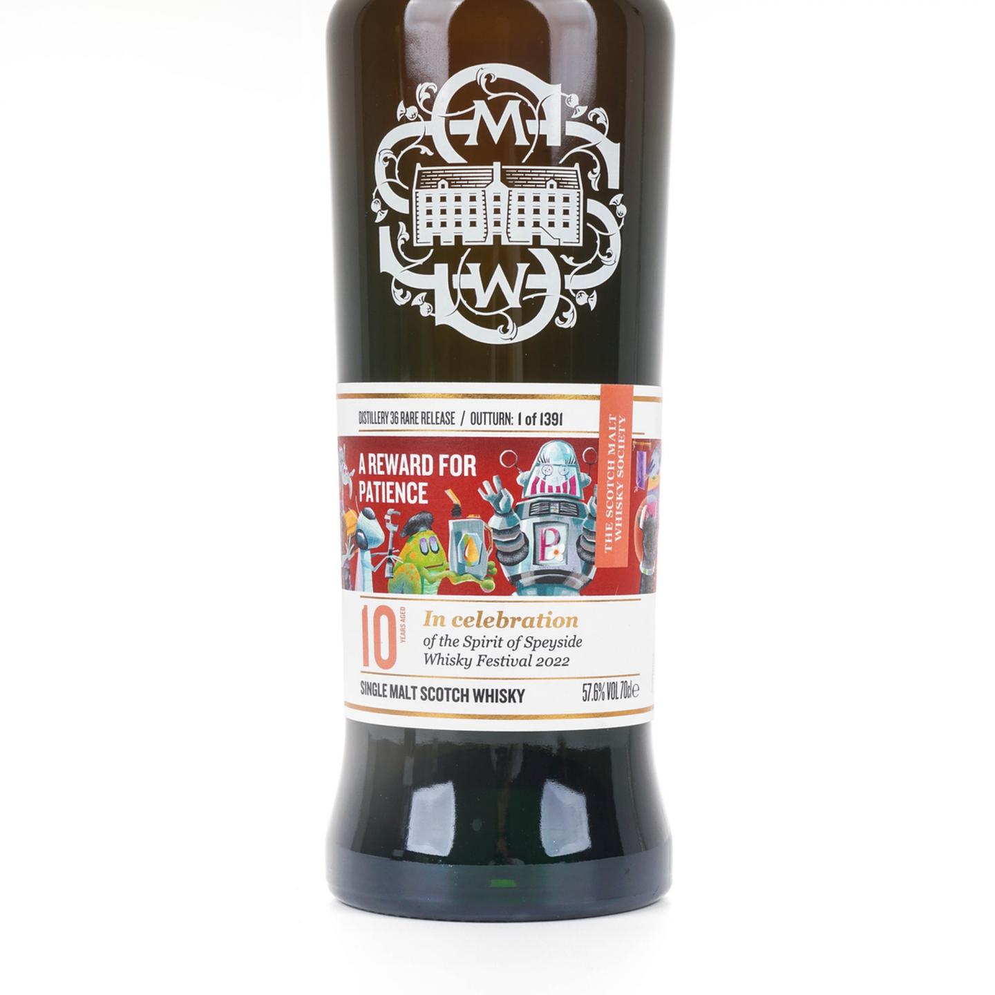 SMWS Distillery 36 Rare Release 本利林 10年 2022