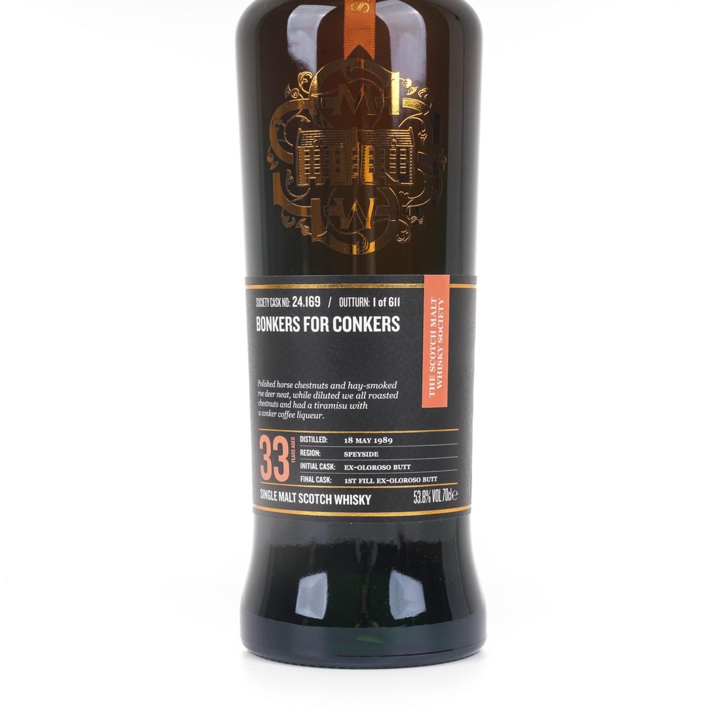 SMWS 24.169 麦卡伦 33年 1989 雪莉桶 酒窖珍藏系列