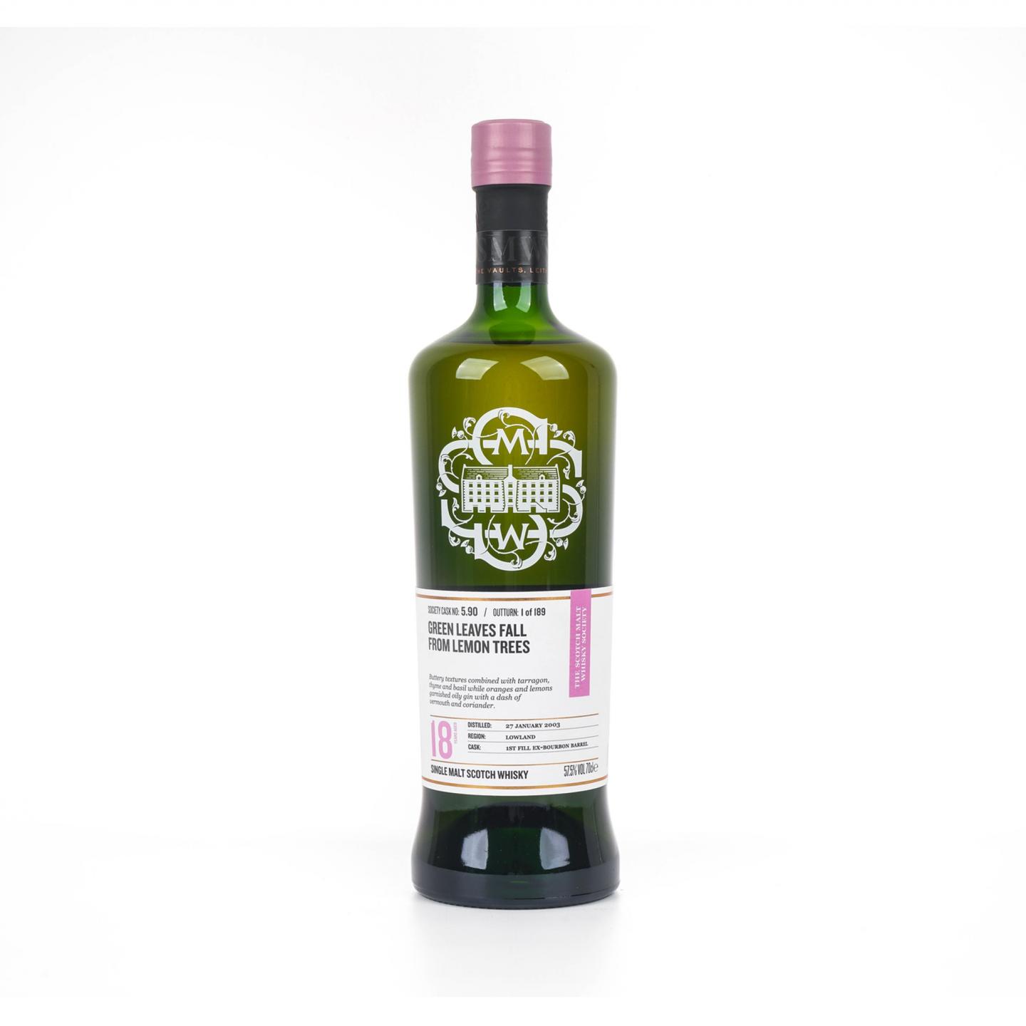 SMWS 5.90 欧肯特轩 18年 2003