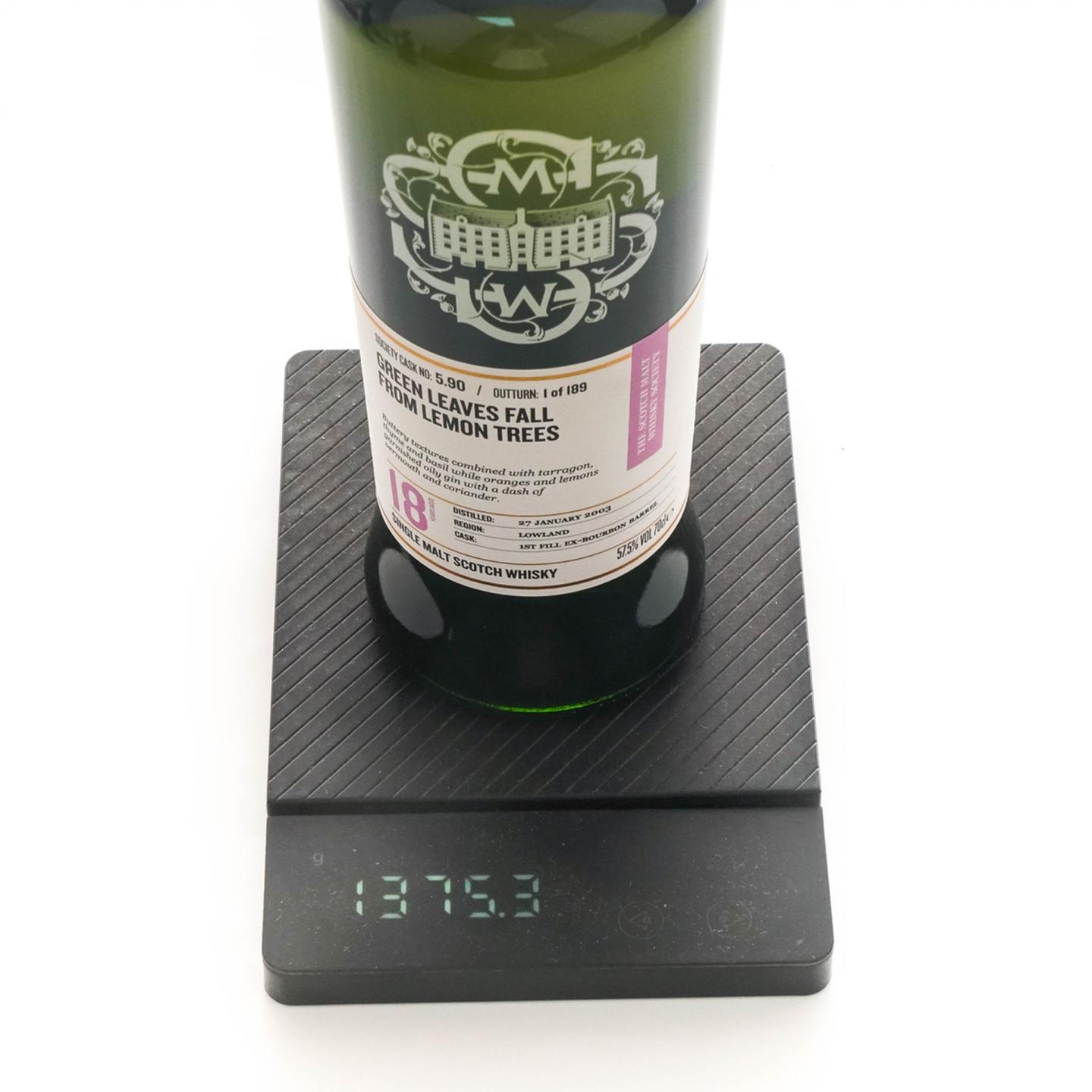 SMWS 5.90 欧肯特轩 18年 2003
