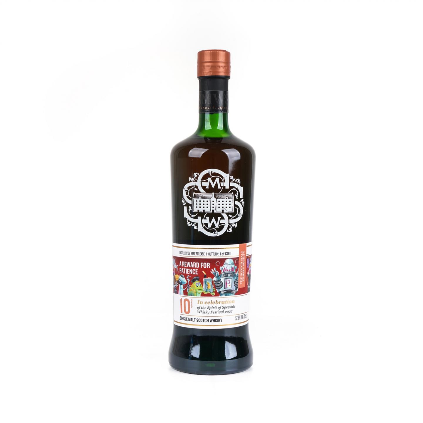 SMWS Distillery 36 Rare Release 本利林 10年 2022