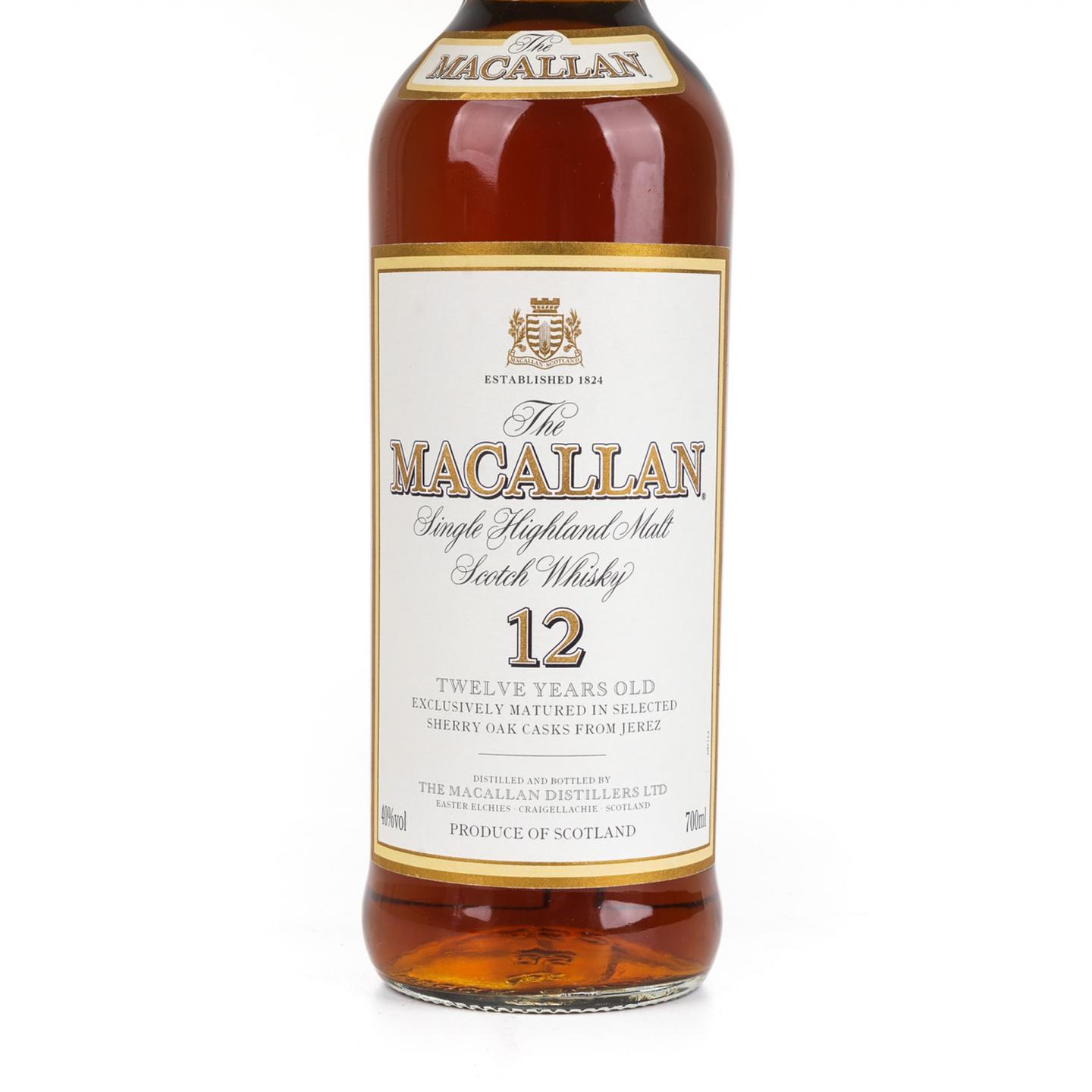 麦卡伦 12年 雪莉桶 庄园版 700ml