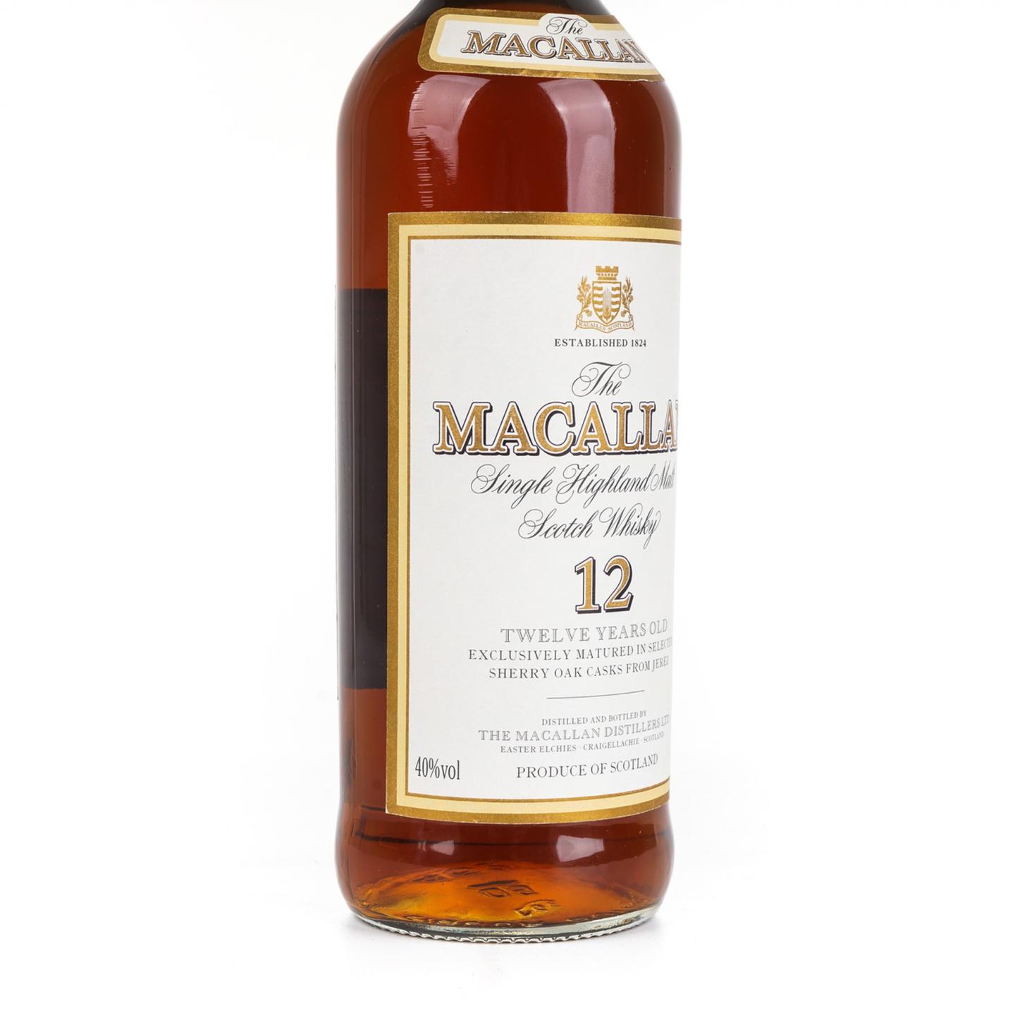 麦卡伦 12年 雪莉桶 庄园版 700ml