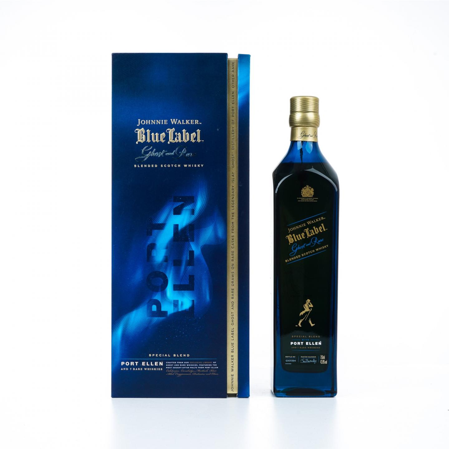 尊尼获加 蓝牌 消逝的酒厂系列-波特艾伦 750ml