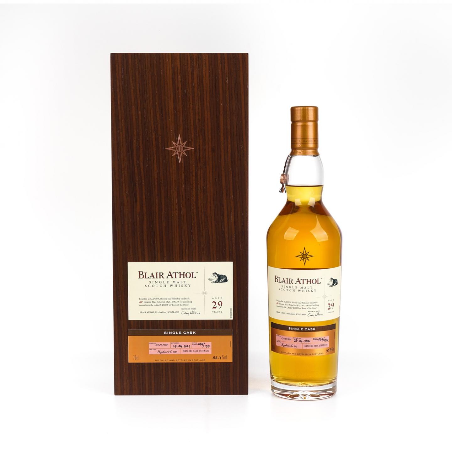 布莱尔阿苏 29年 1991-2021 COD星星标 Single Cask 行货 桶强