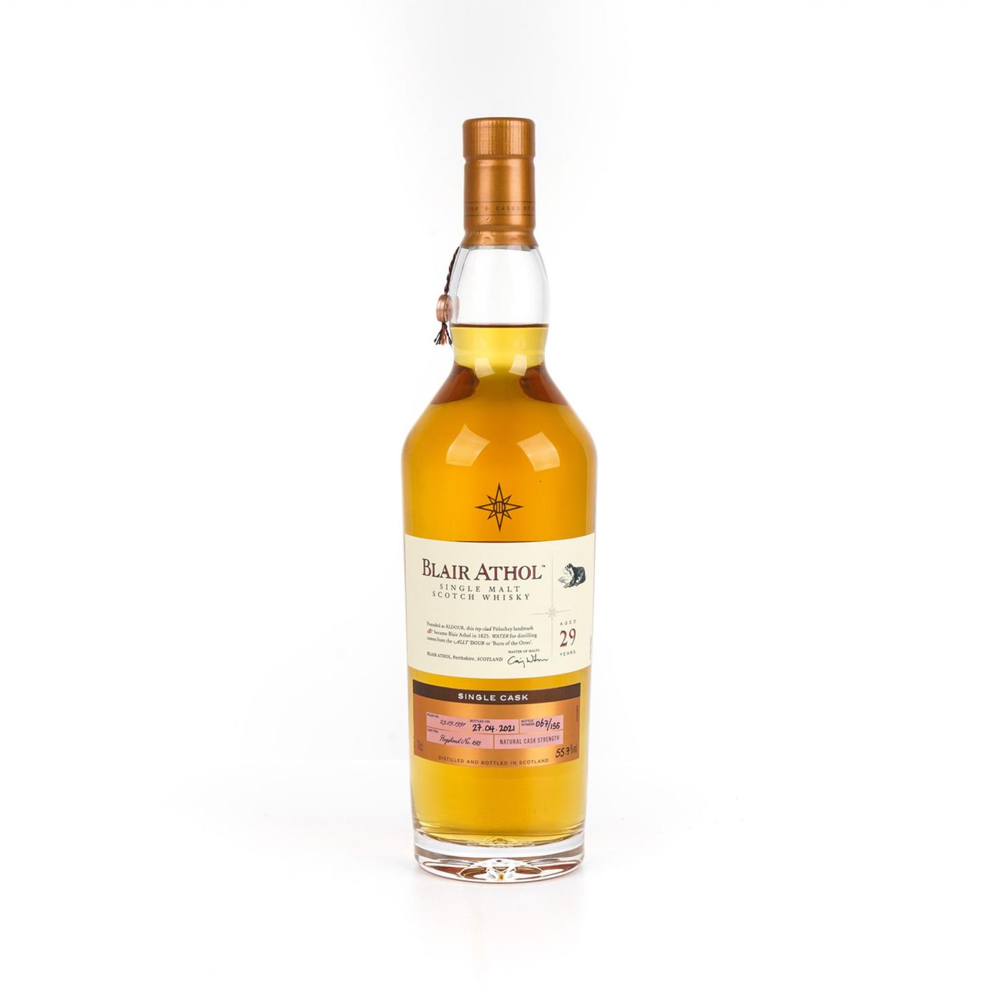 布莱尔阿苏 29年 1991-2021 COD星星标 Single Cask 行货 桶强