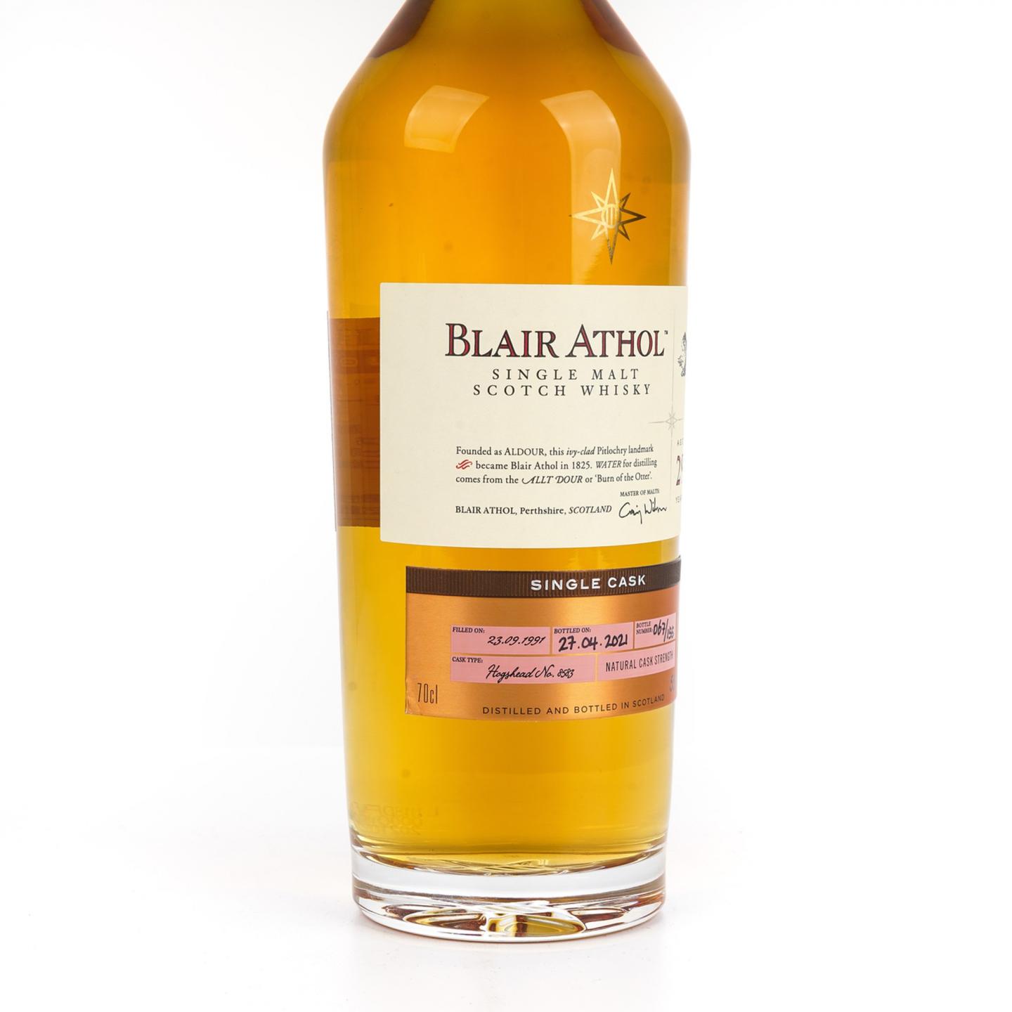 布莱尔阿苏 29年 1991-2021 COD星星标 Single Cask 行货 桶强