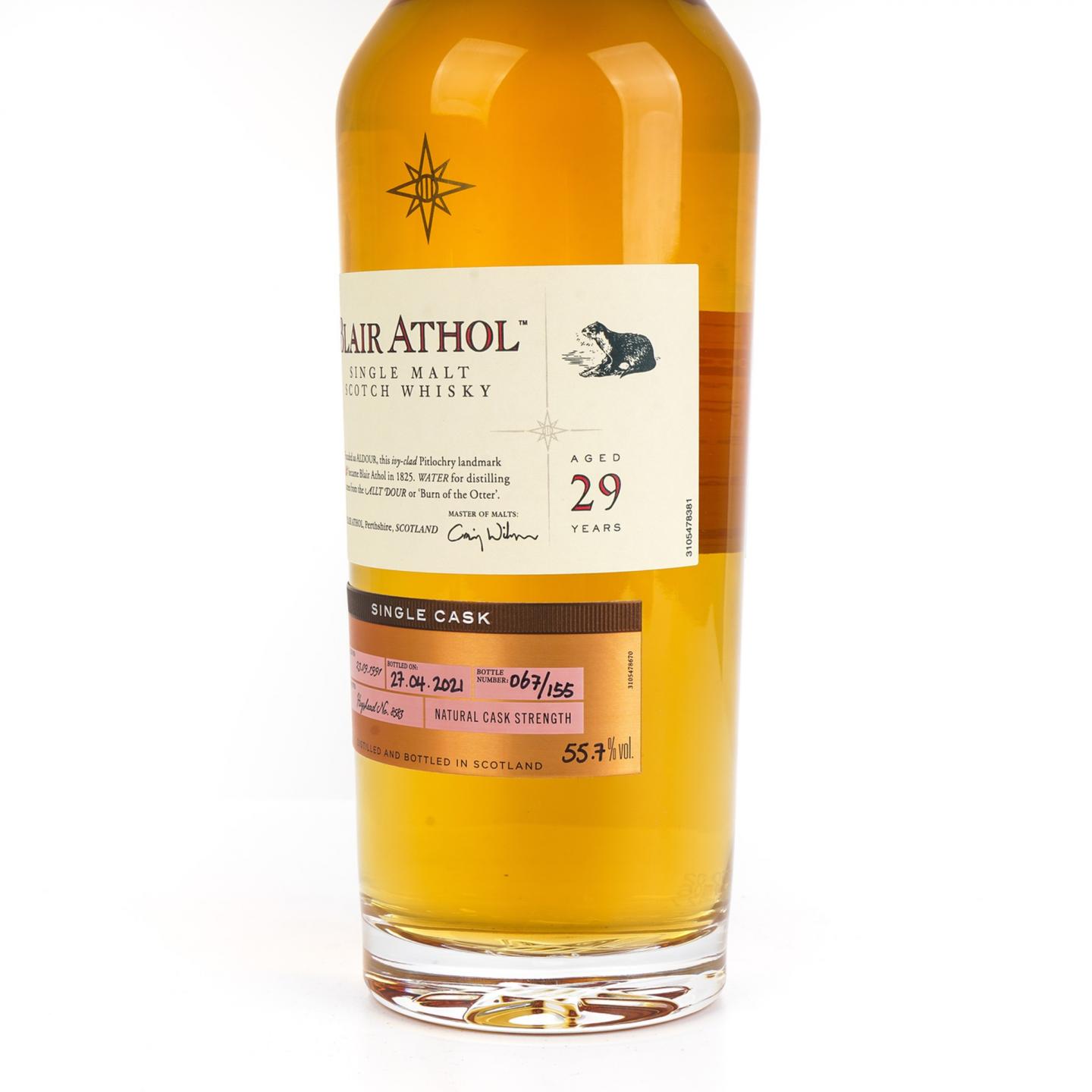 布莱尔阿苏 29年 1991-2021 COD星星标 Single Cask 行货 桶强