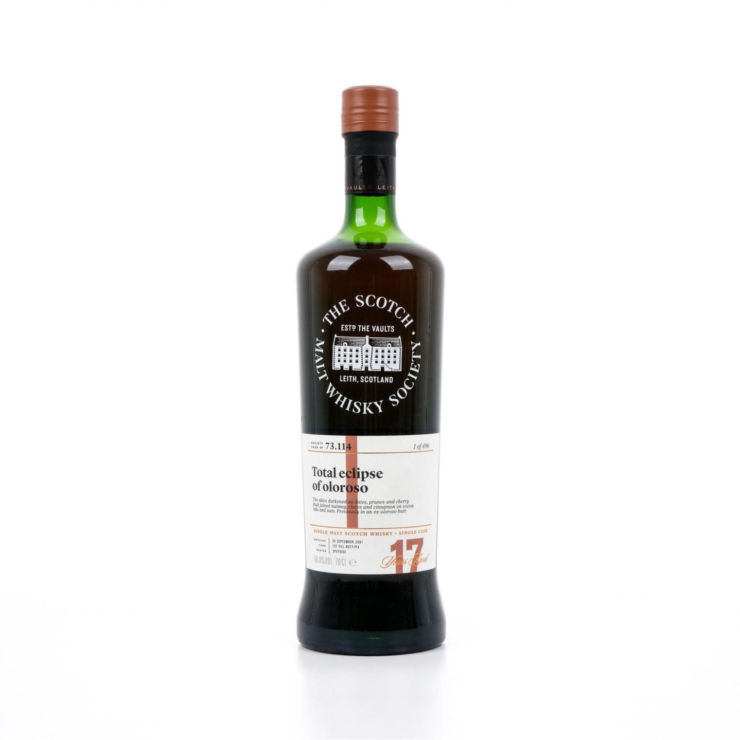 SMWS 73.114 欧摩 17年 2001 雪莉桶