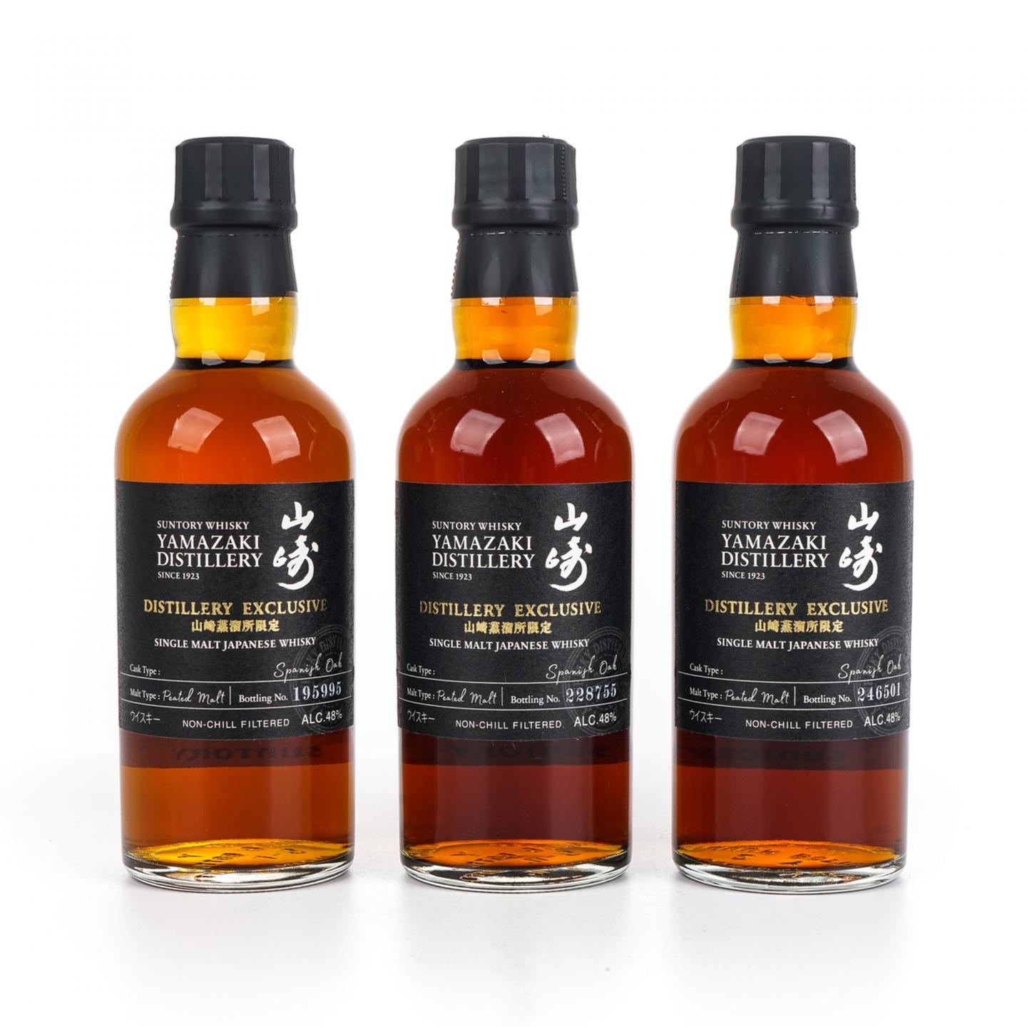 【中样】山崎蒸馏所限定 Peated Malt 180ml*3支组