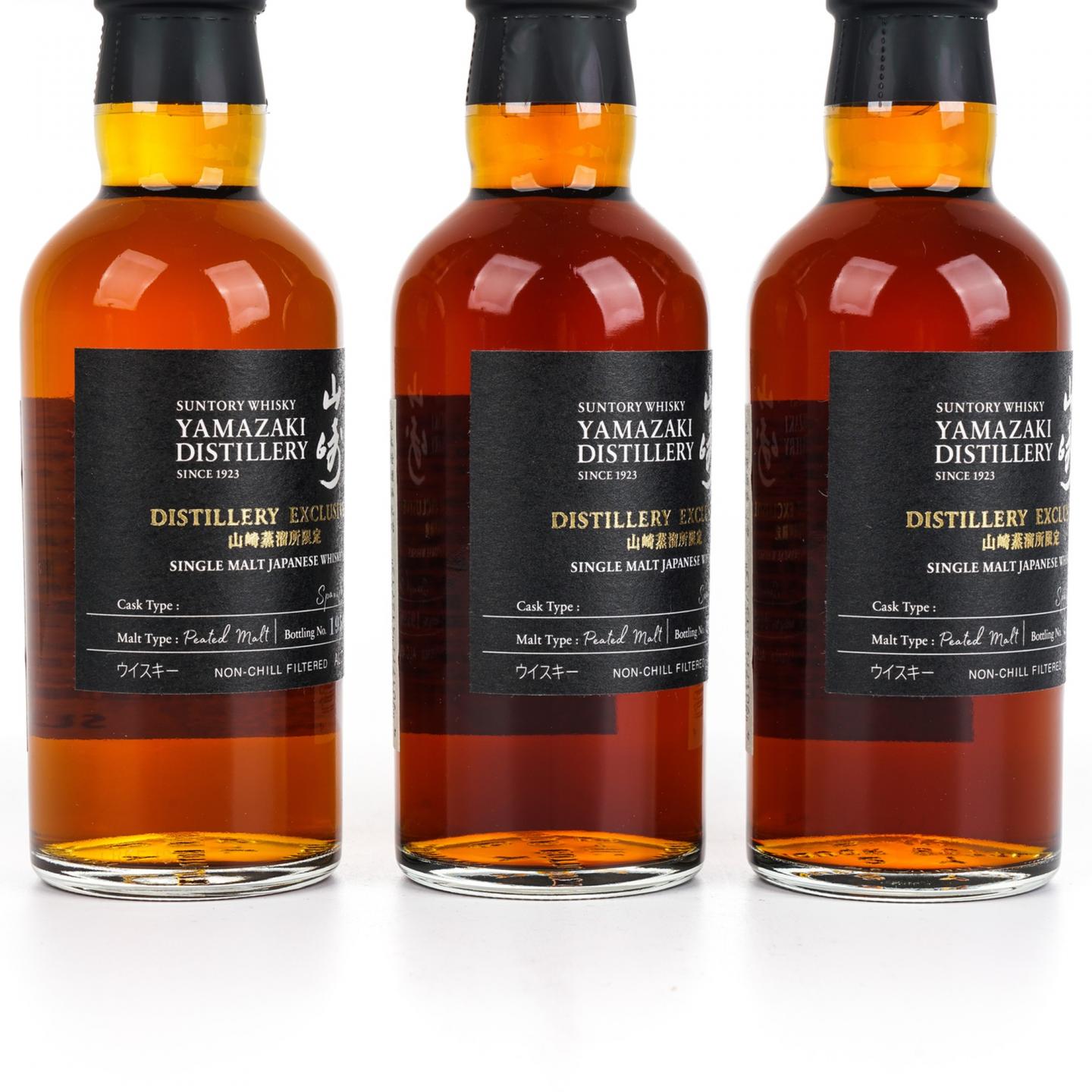 【中样】山崎蒸馏所限定 Peated Malt 180ml*3支组