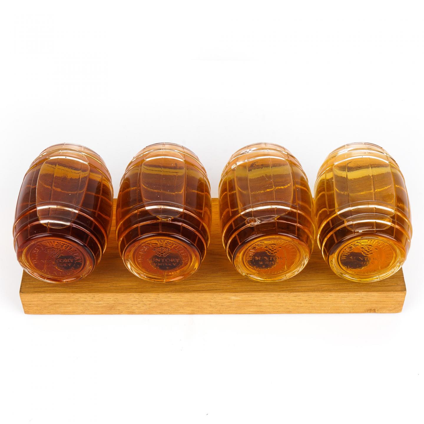 【酒版】三得利 8/10/12/15年 Pure Malt 迷你桶装珍藏组 150ml*4瓶组