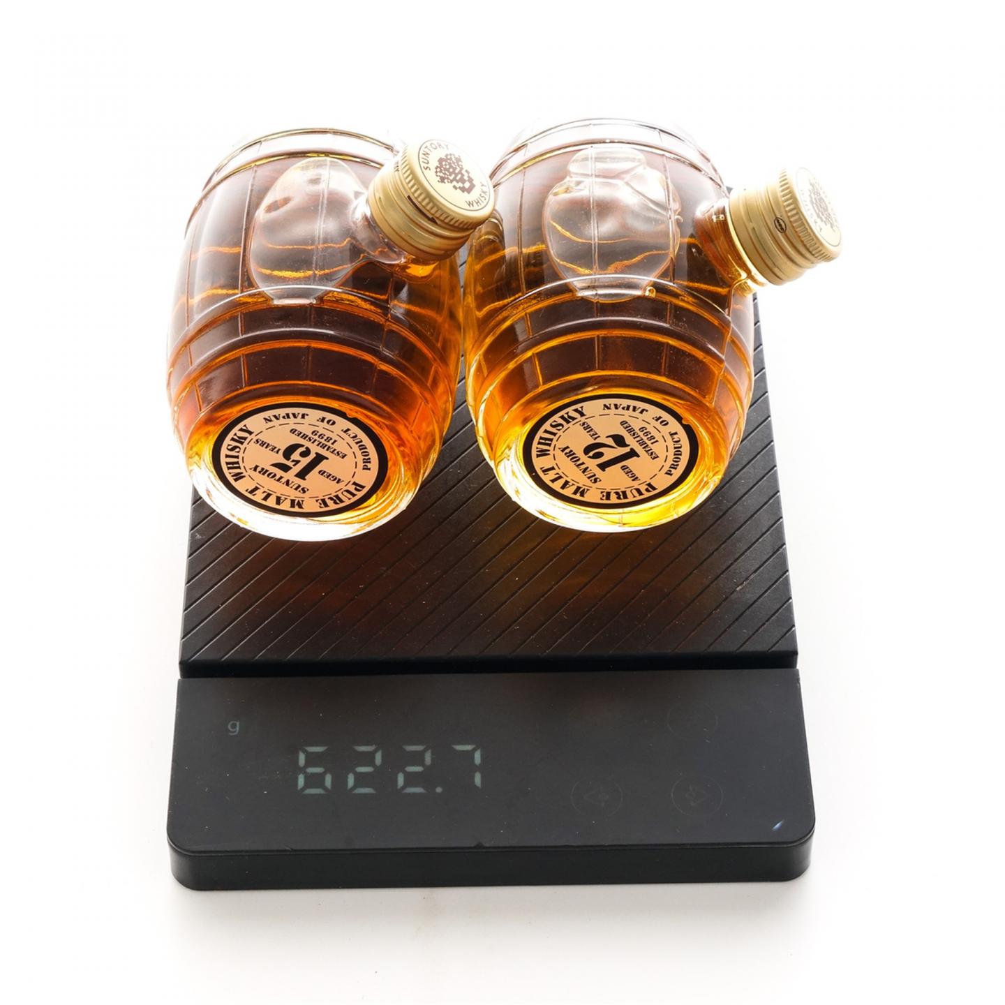 【酒版】三得利 8/10/12/15年 Pure Malt 迷你桶装珍藏组 150ml*4瓶组
