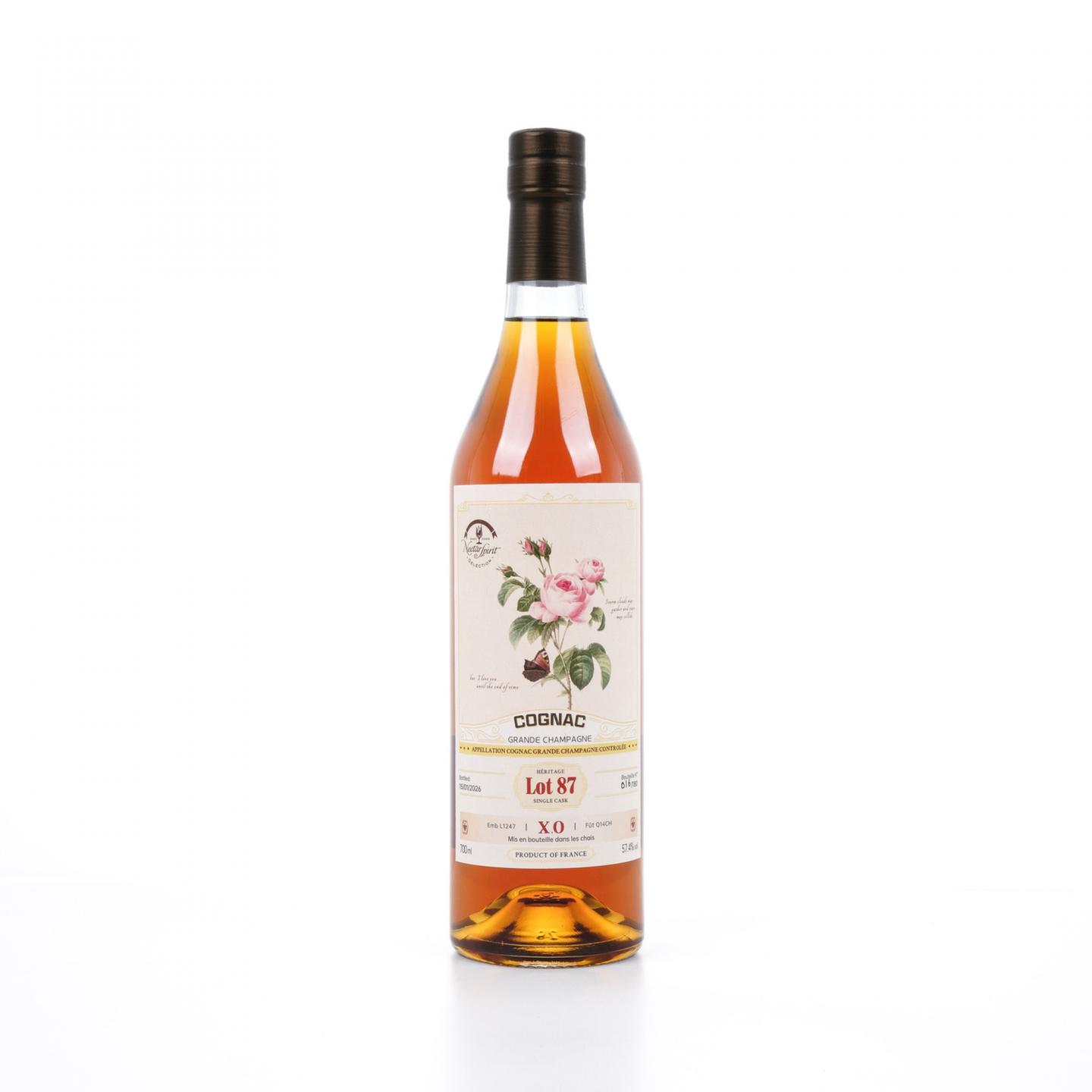 玫瑰之约 2026 Lot 87 大香槟区 单桶 干邑XO Nectar Spirit