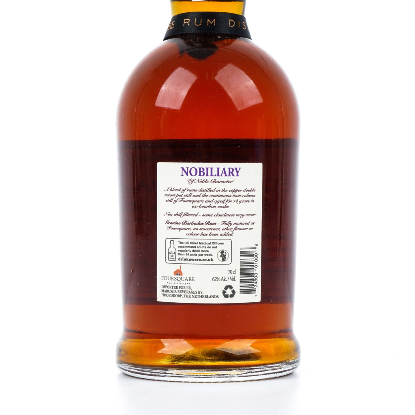 Foursquare 14年 2019 Nobiliary 单一调和朗姆酒 62%