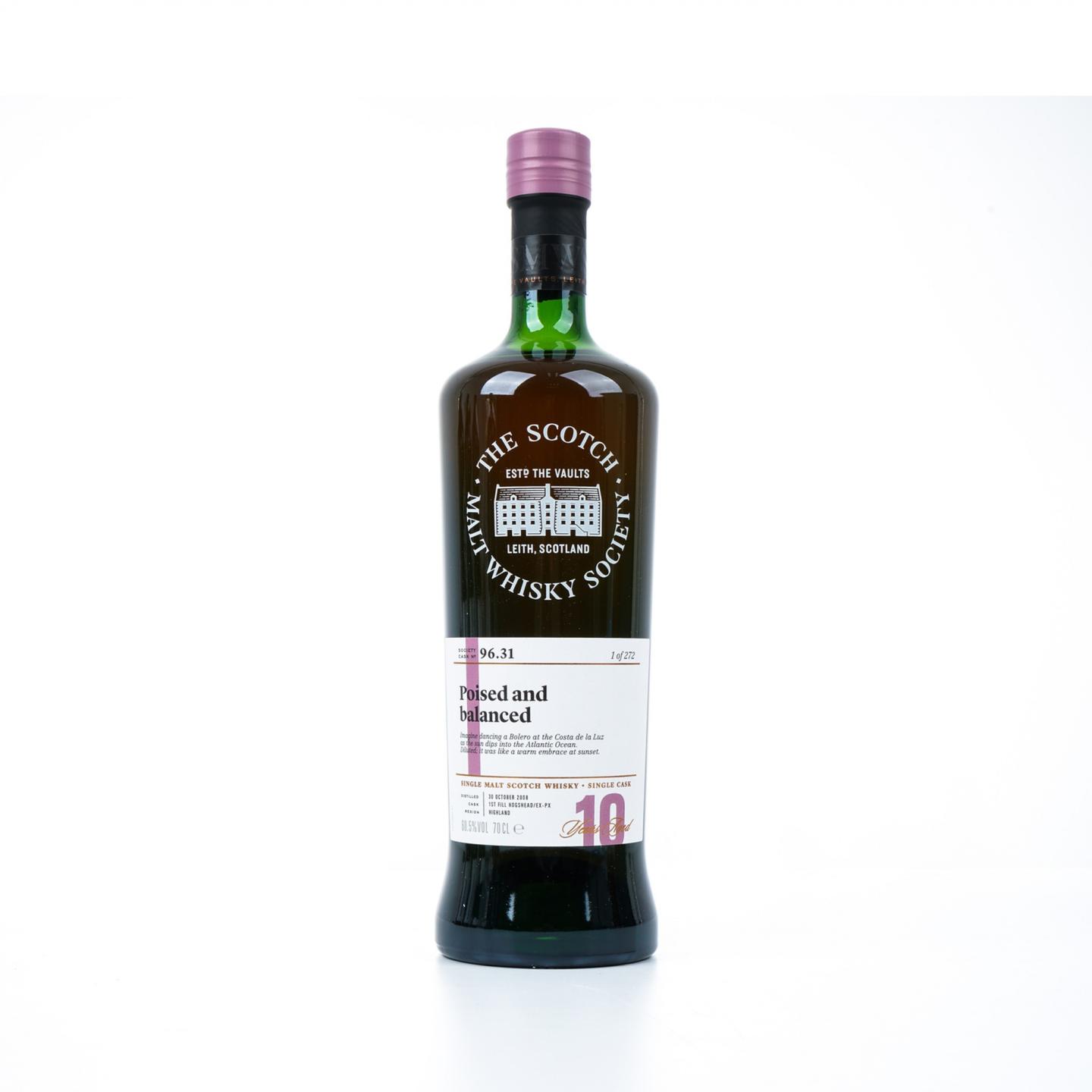 SMWS 96.31 格兰多纳 10年 2008 700ml