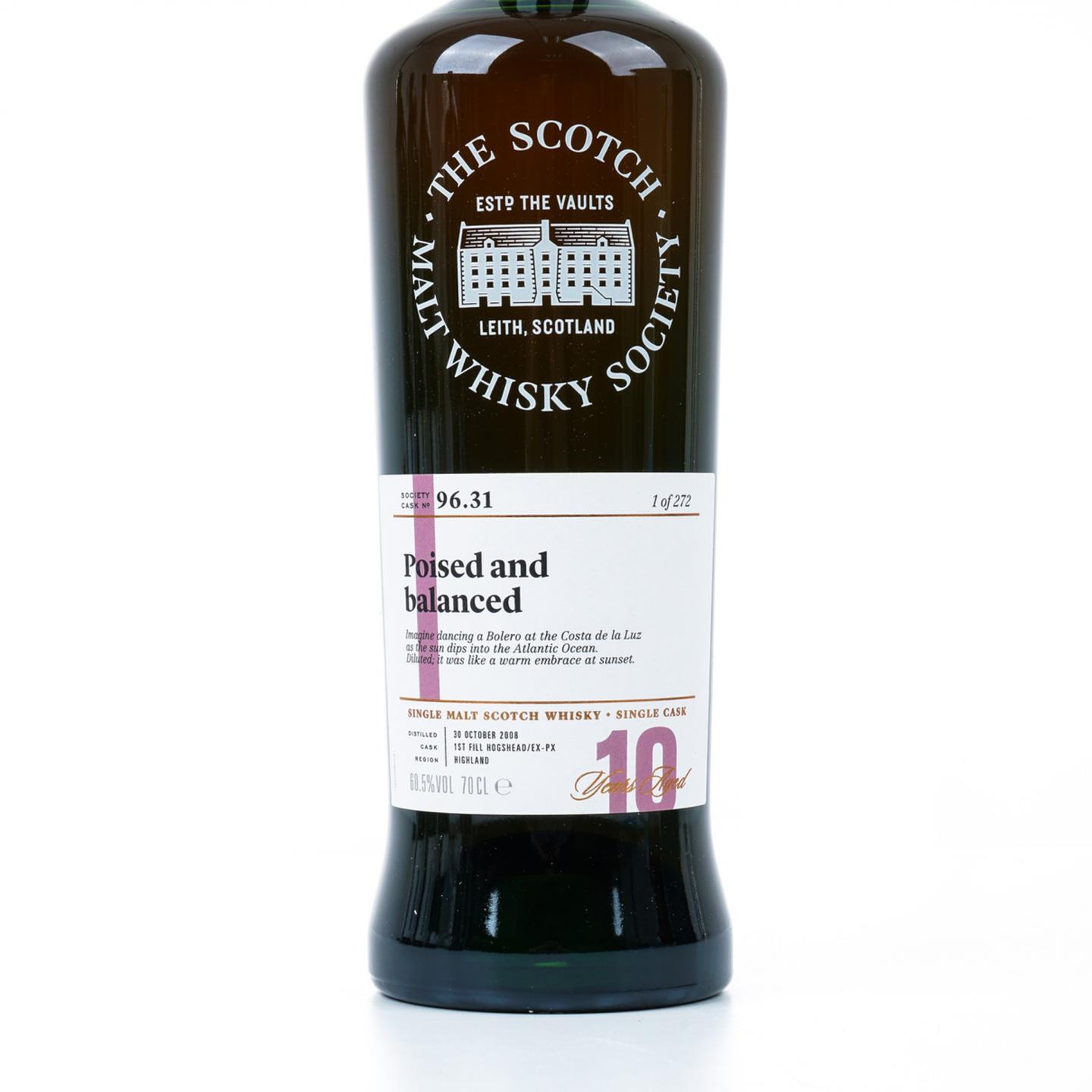 SMWS 96.31 格兰多纳 10年 2008 700ml