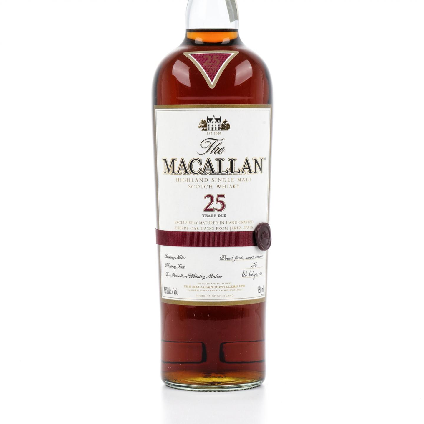麦卡伦 25年 红腰带 木盒 750ml
