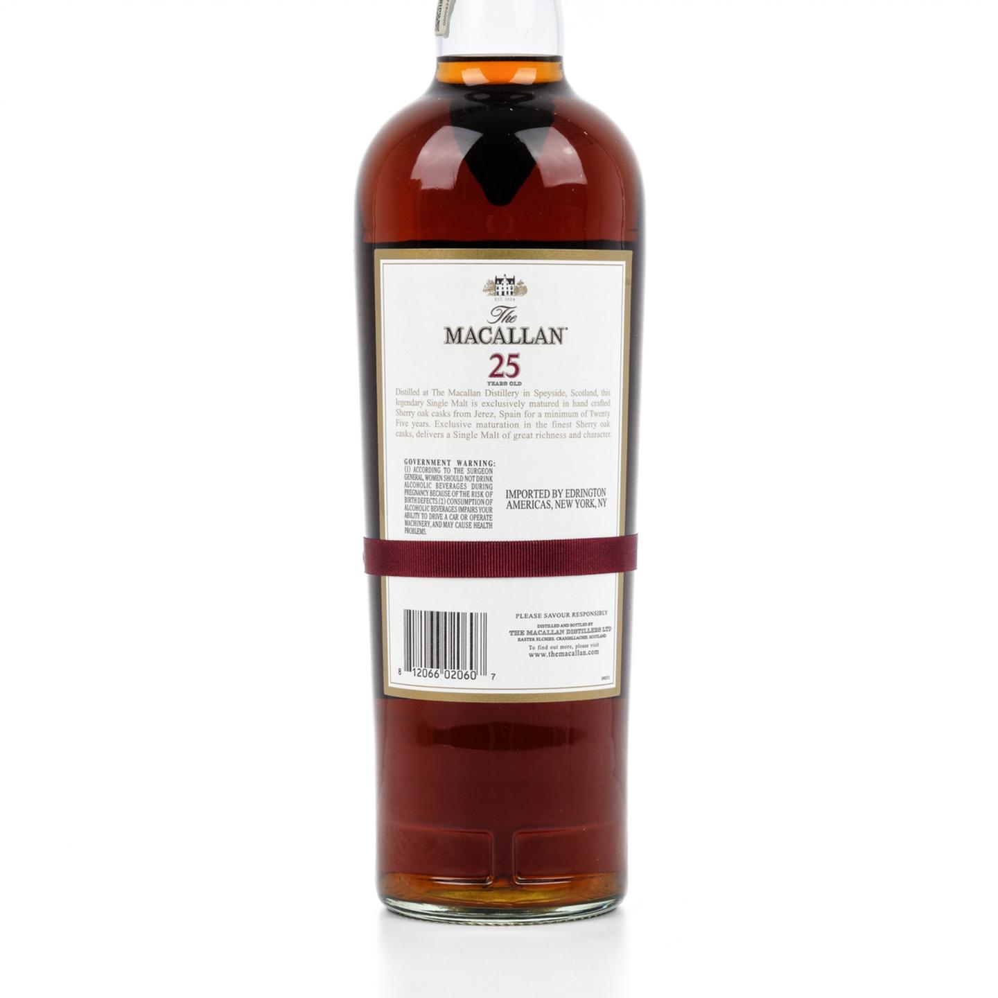麦卡伦 25年 红腰带 木盒 750ml