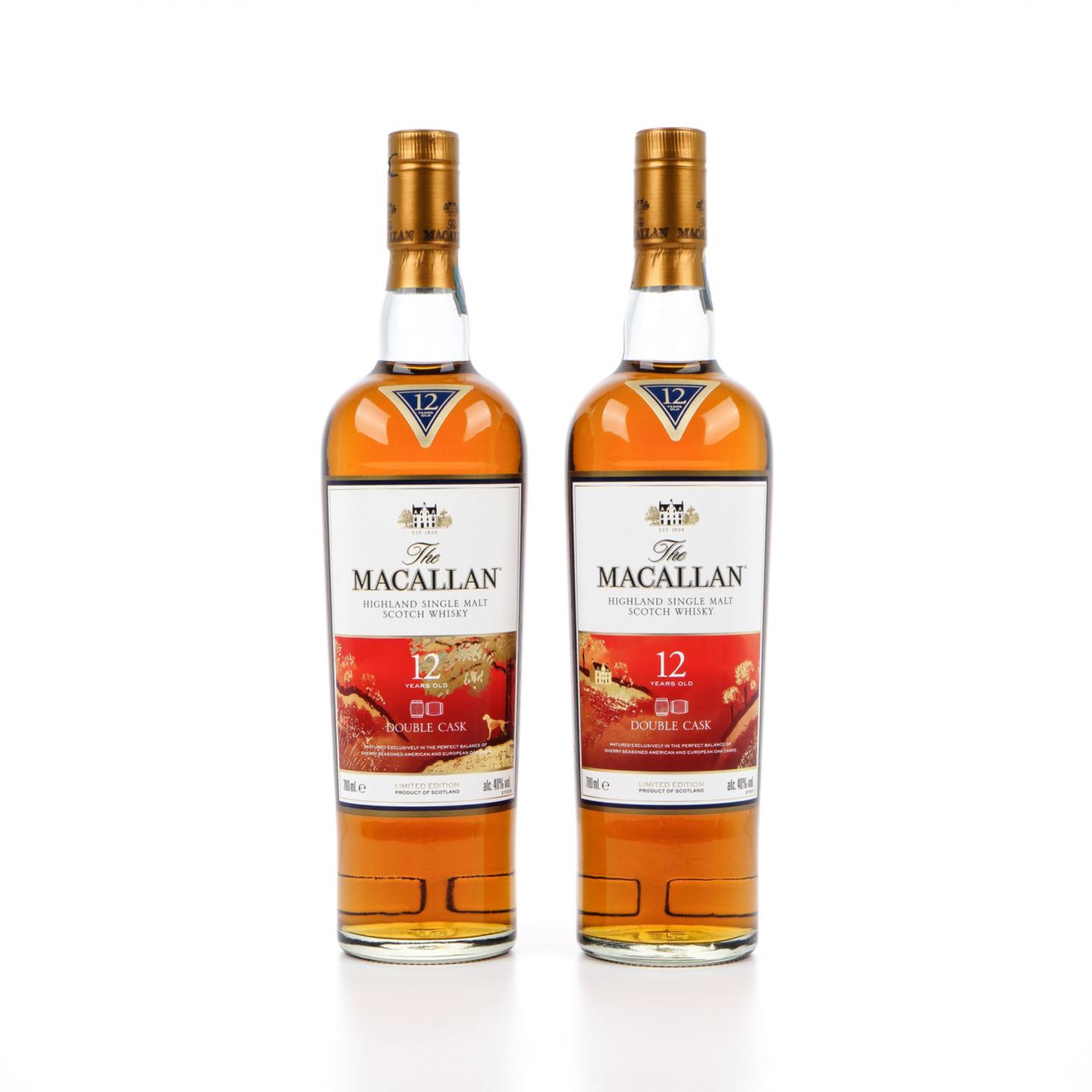 麦卡伦 12年 2017 Double Cask 狗年限定 2支组
