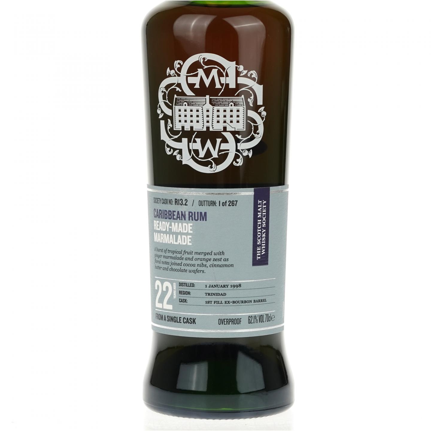 【朗姆酒】SMWS R13.2 卡罗尼 22年 1998-2020