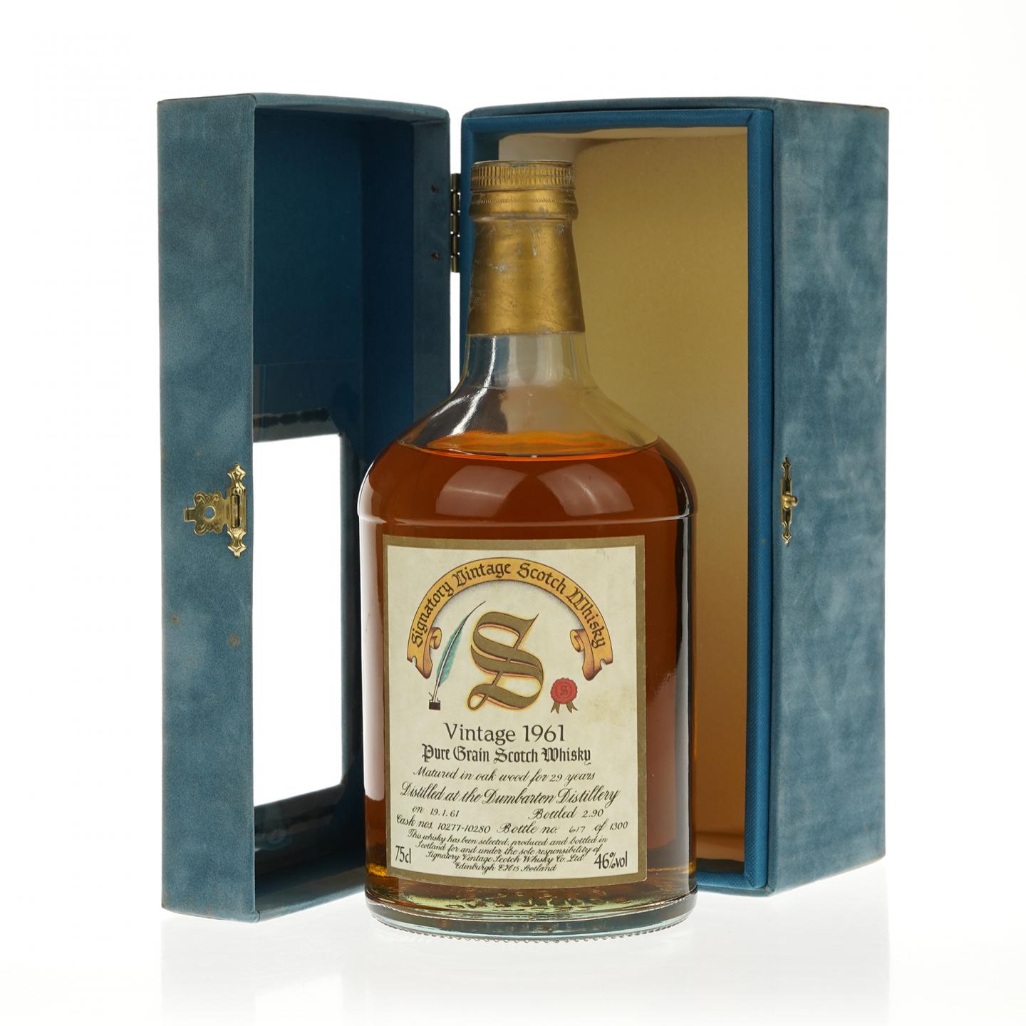 【威士忌】邓巴顿 29年 1961 单一谷物 SV 750ml