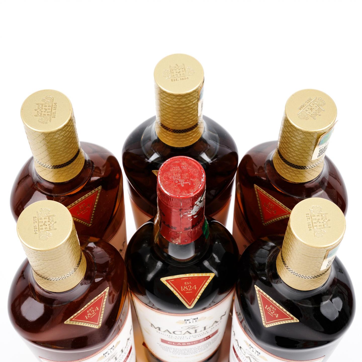 【附X光图】Macallan 麦卡伦 Classic Cut 2017-2022 精粹 6瓶组