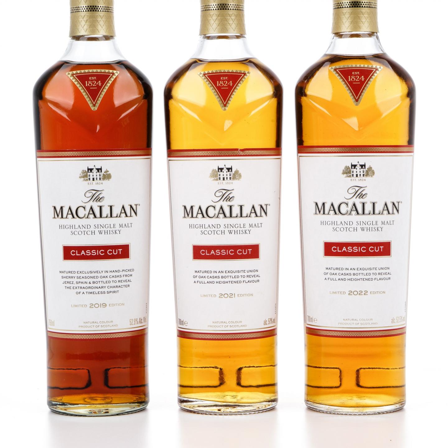 【附X光图】Macallan 麦卡伦 Classic Cut 2017-2022 精粹 6瓶组