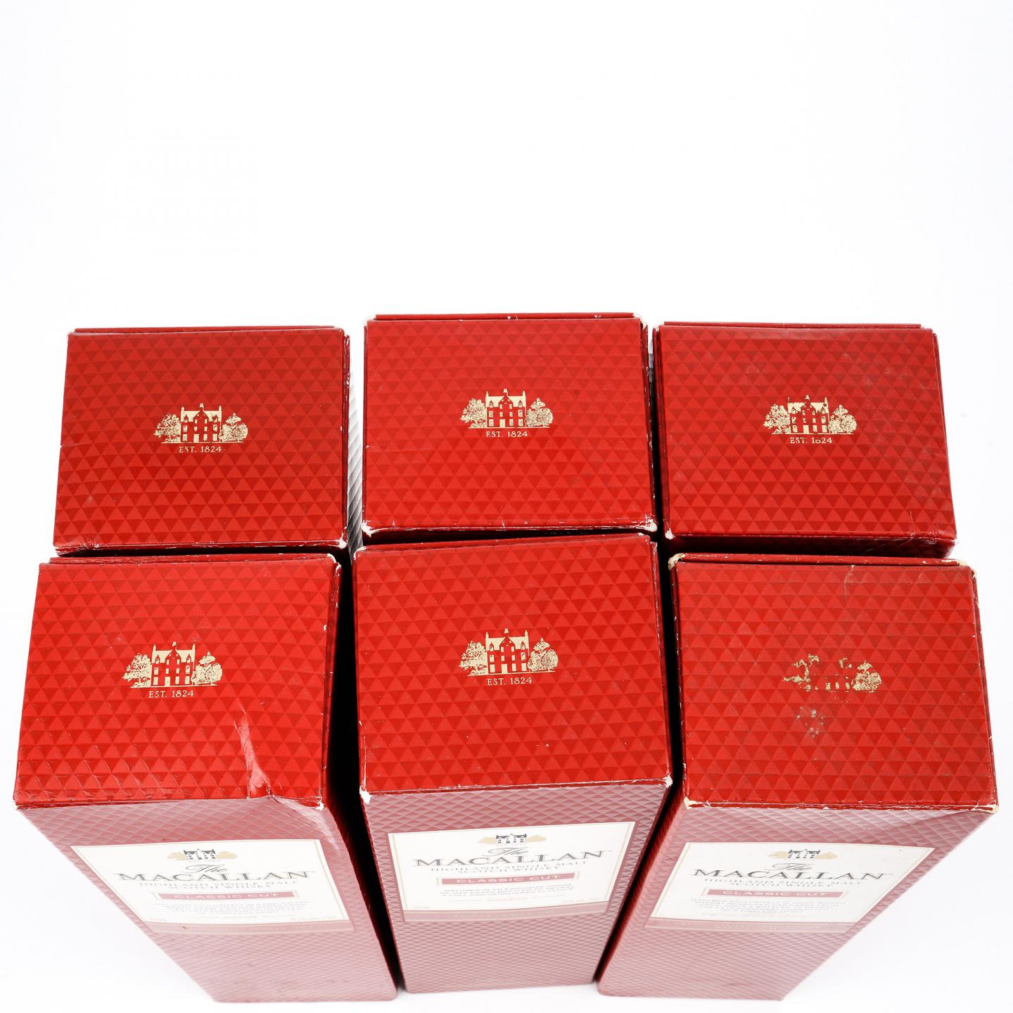 【附X光图】Macallan 麦卡伦 Classic Cut 2017-2022 精粹 6瓶组