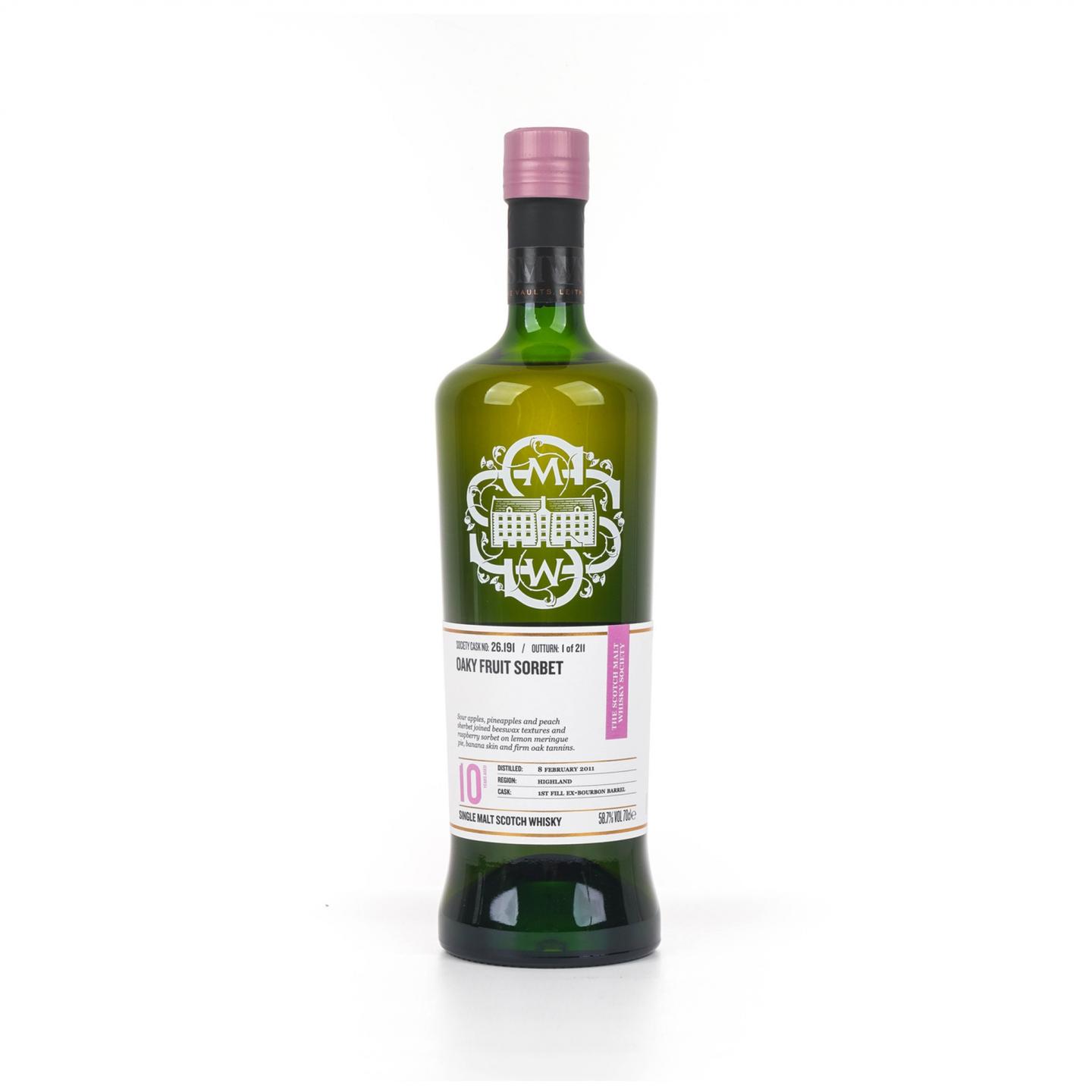 SMWS 26.191 克里尼利基 10年 2011