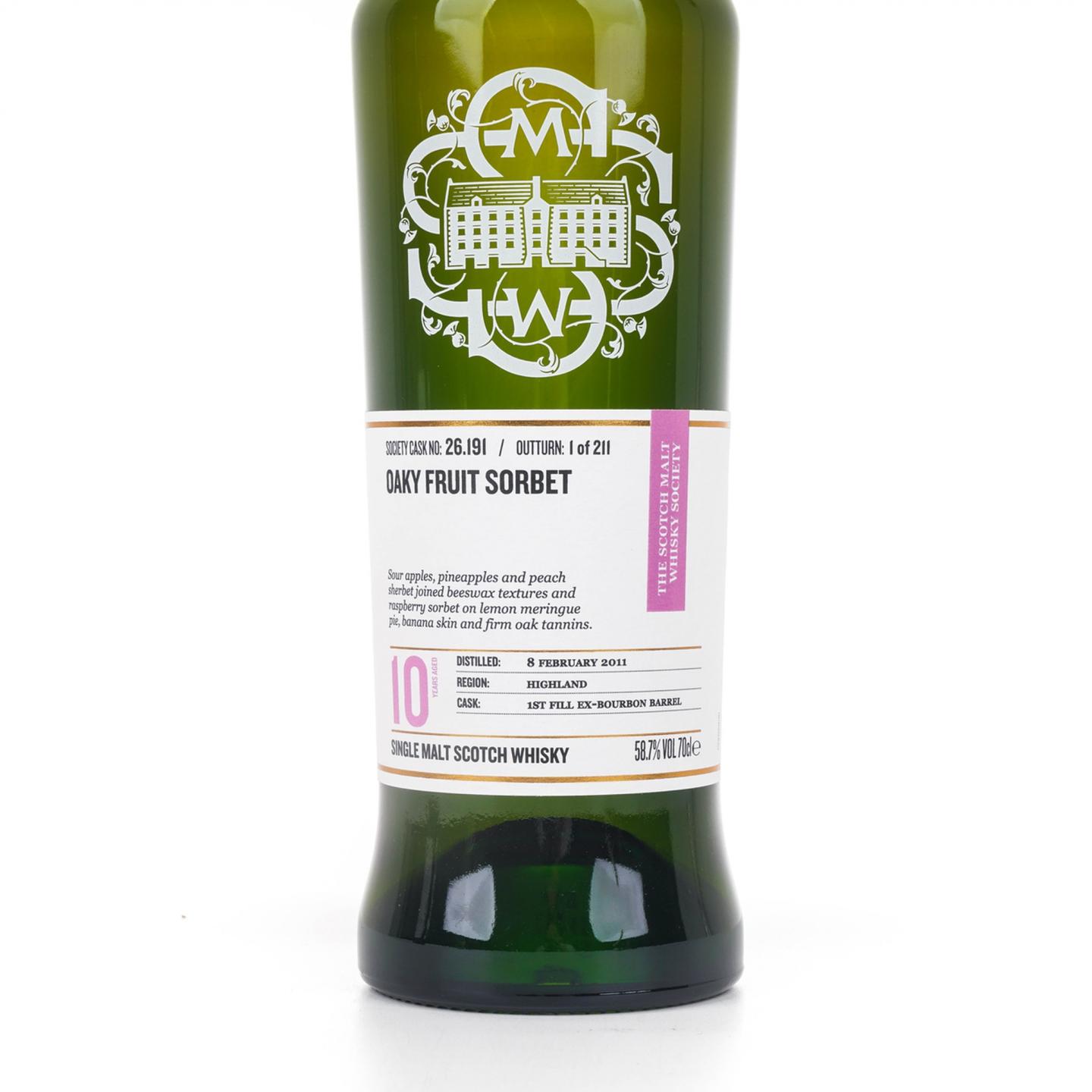 SMWS 26.191 克里尼利基 10年 2011
