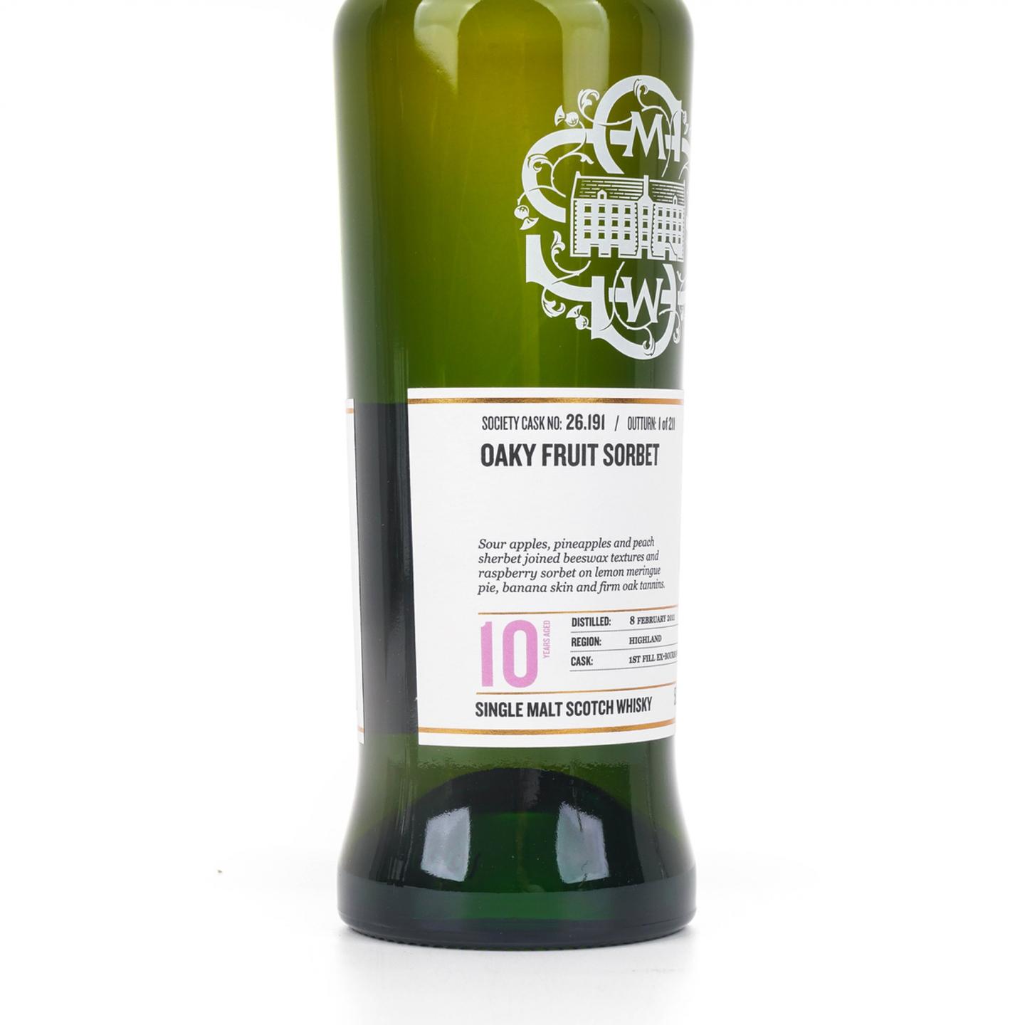 SMWS 26.191 克里尼利基 10年 2011