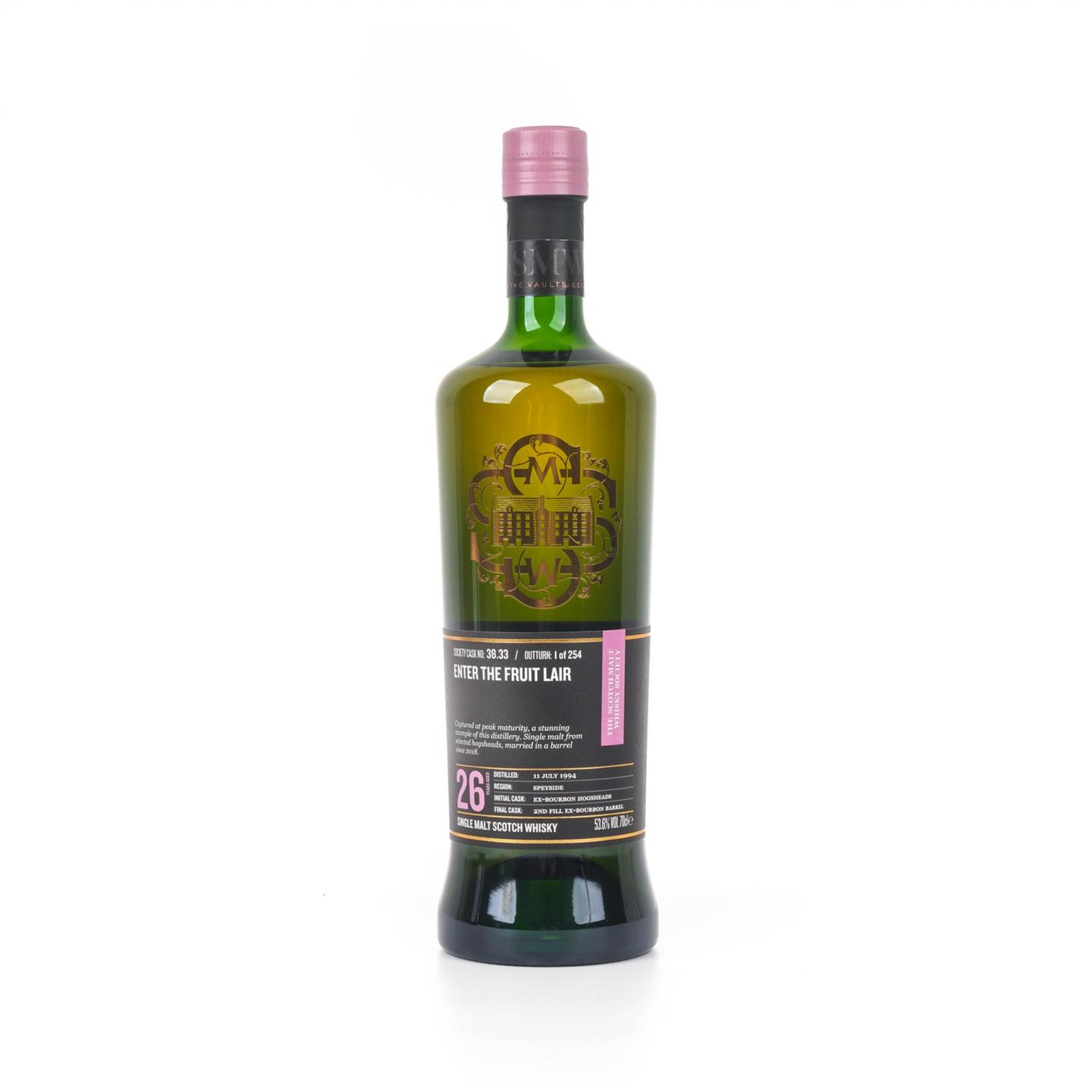SMWS 38.33 凯普多尼克 26年 1994 黑标