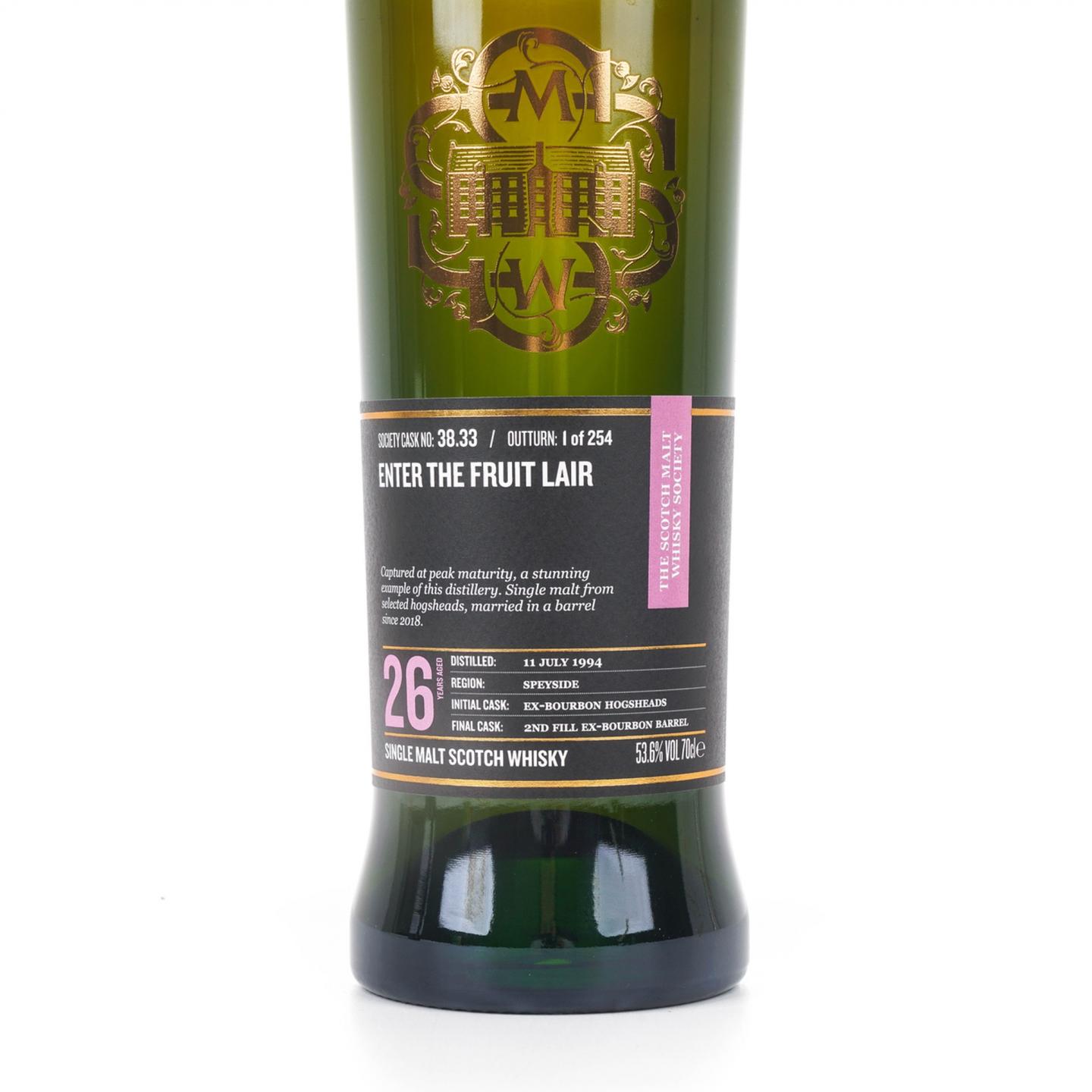 SMWS 38.33 凯普多尼克 26年 1994 黑标