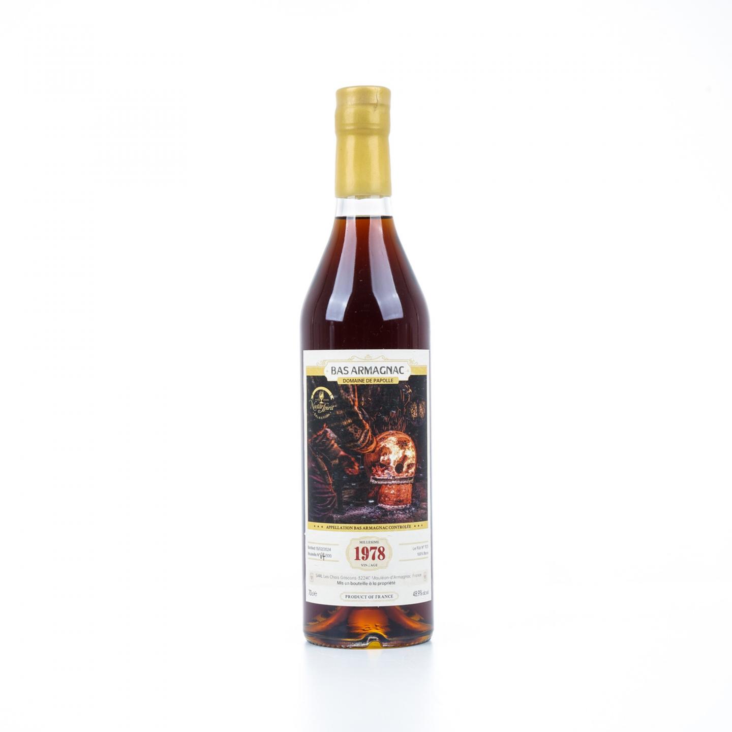 Domaine de papolle 1978-2024 年份雅文邑 48.9%Vol.