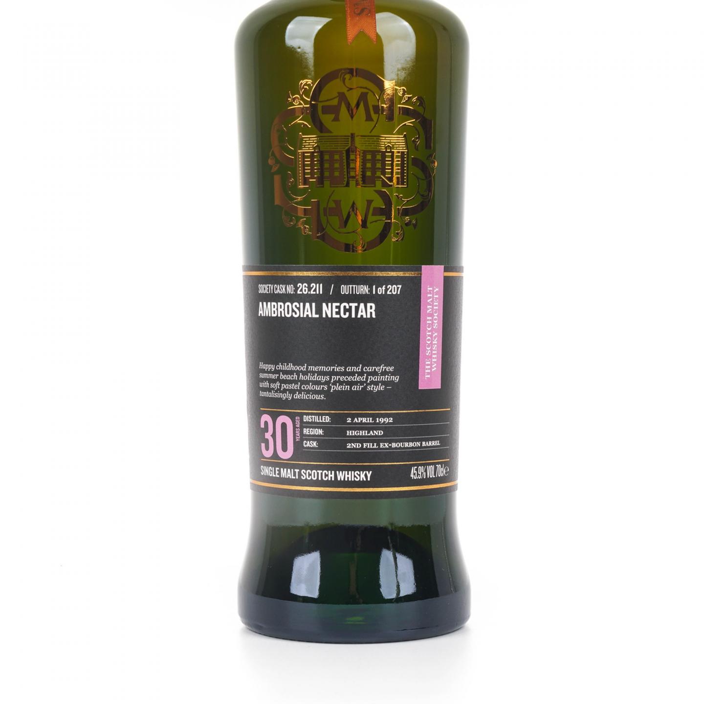 SMWS 26.211 克里尼利基 30年 1992 酒窖珍藏系列 美味花蜜