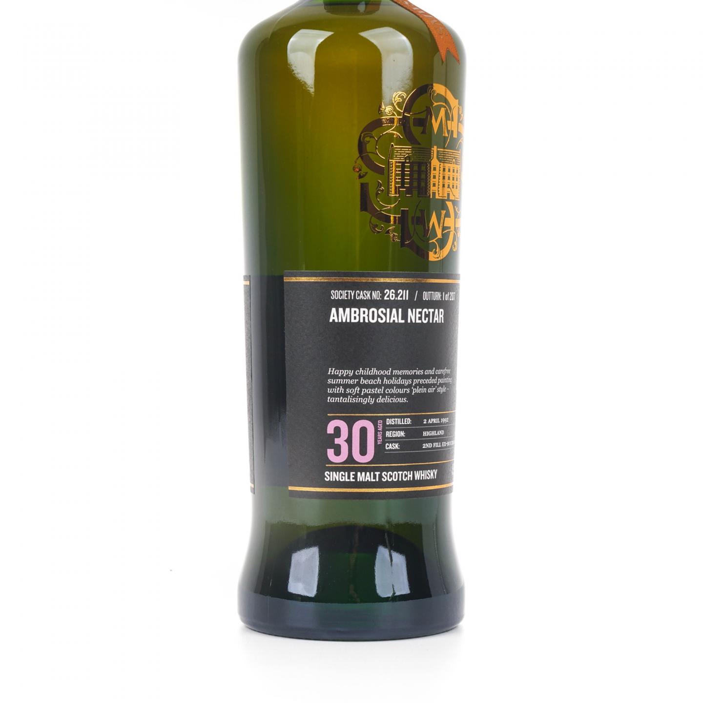 SMWS 26.211 克里尼利基 30年 1992 酒窖珍藏系列 美味花蜜