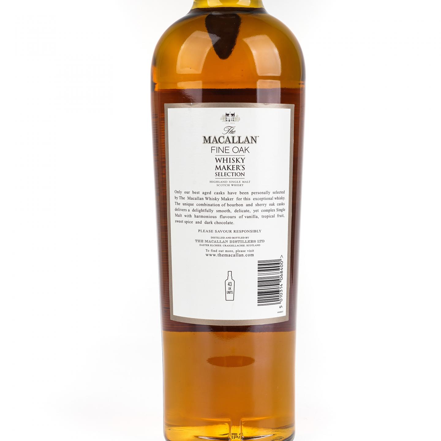 麦卡伦 Fine Oak 黄金三桶 1升装