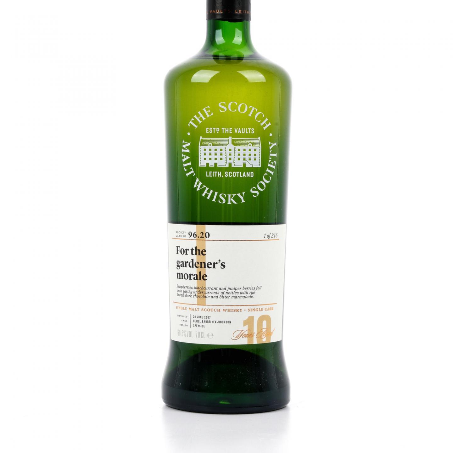 SMWS 96.20 格兰多纳 10年 2007-2018