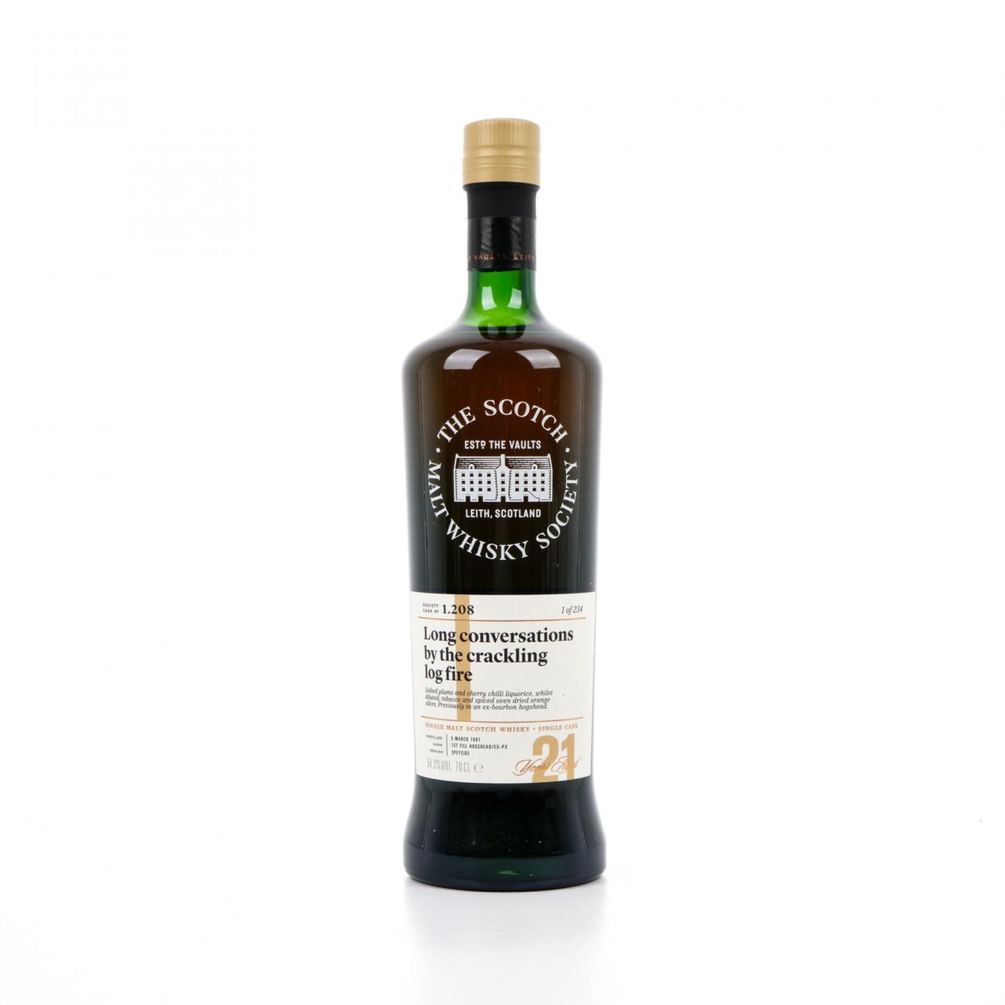 SMWS 1.208 格兰花格 21年 1997 单桶