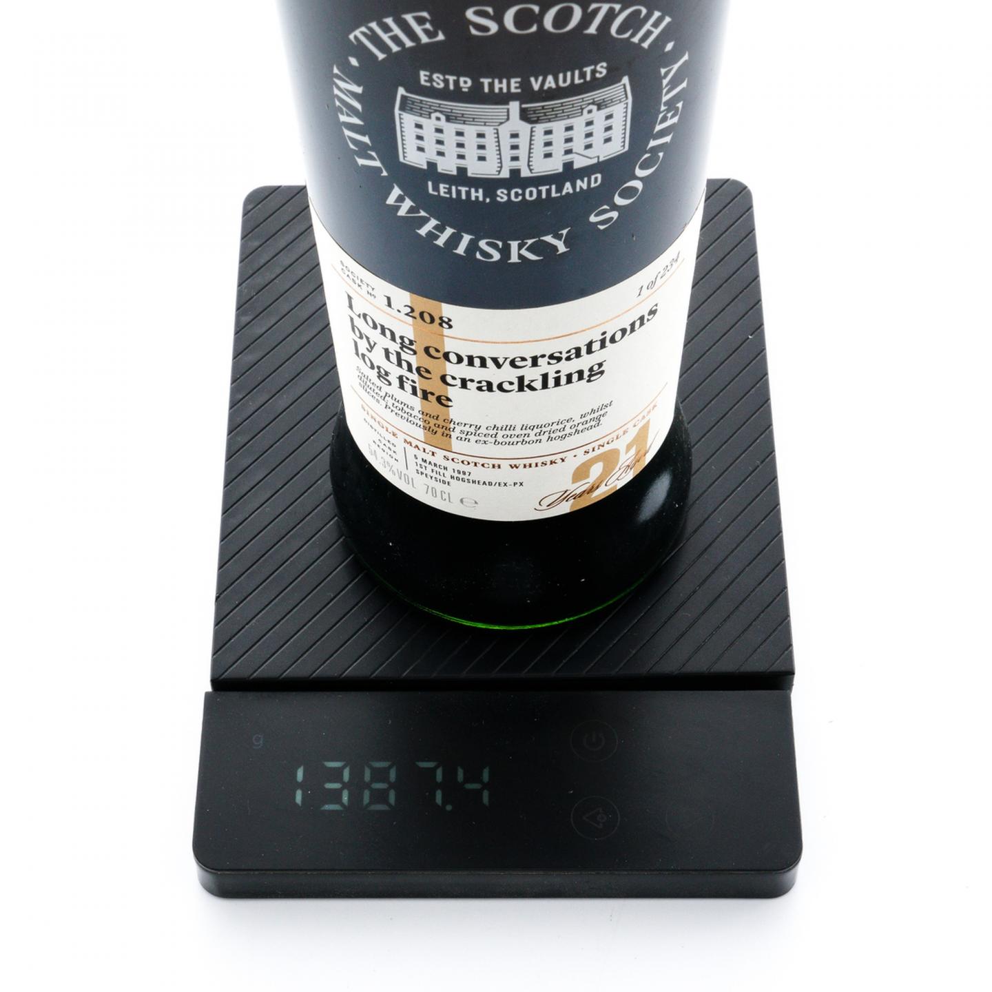 SMWS 1.208 格兰花格 21年 1997 单桶