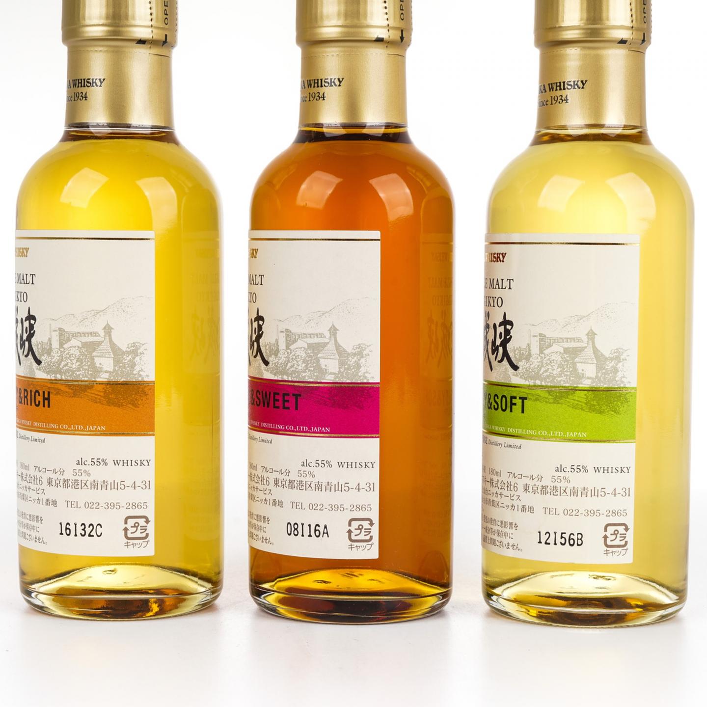 【中样】宫城峡 风味桶 Distillery Limited 180ml*3支组