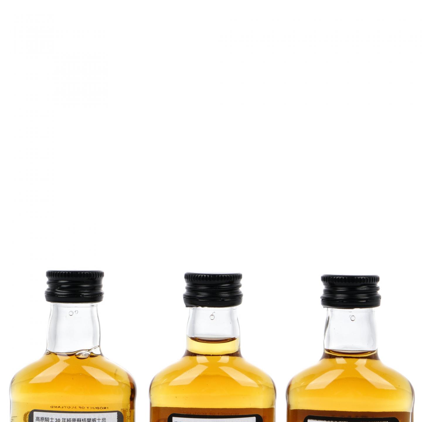 【酒版】高原骑士 18/25/30年 年份品鉴礼盒 50ml*3瓶组