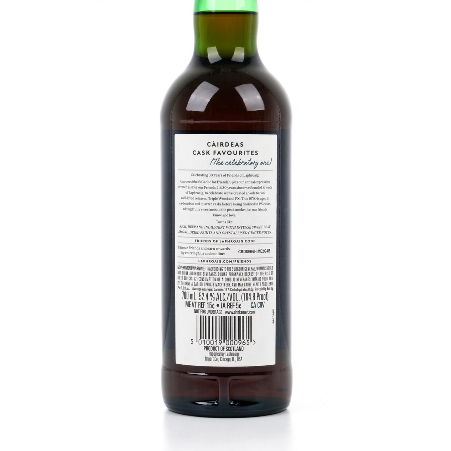 拉弗格 10年 Cairdeas 2024版 PX雪莉桶后熟