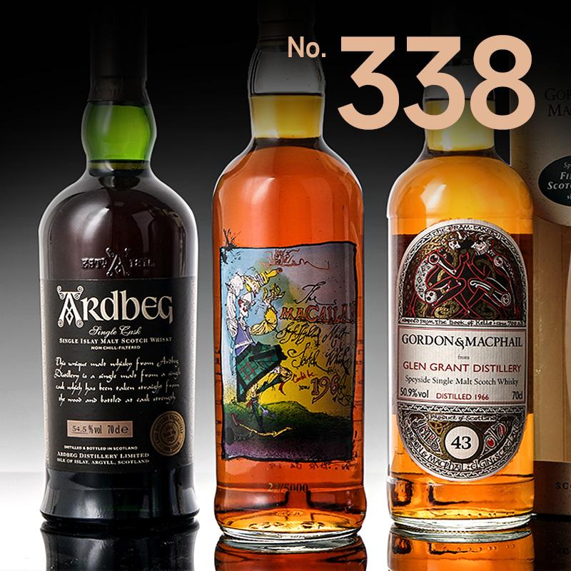 酒蟲网第338期威士忌拍卖专场 | 杯藏山河韵，酒贺盛世秋