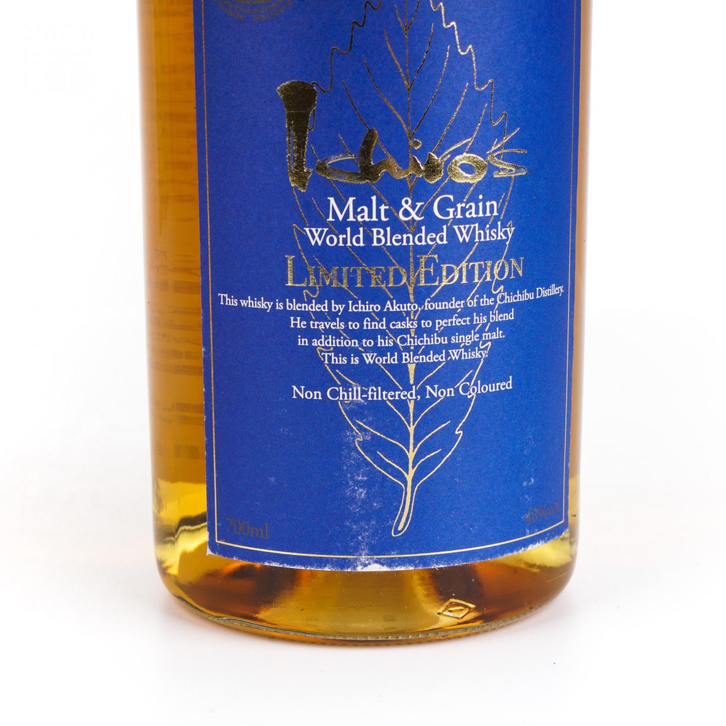 秩父 蓝叶 Ichiro's Malt & Grain 世界调和威士忌 2瓶组