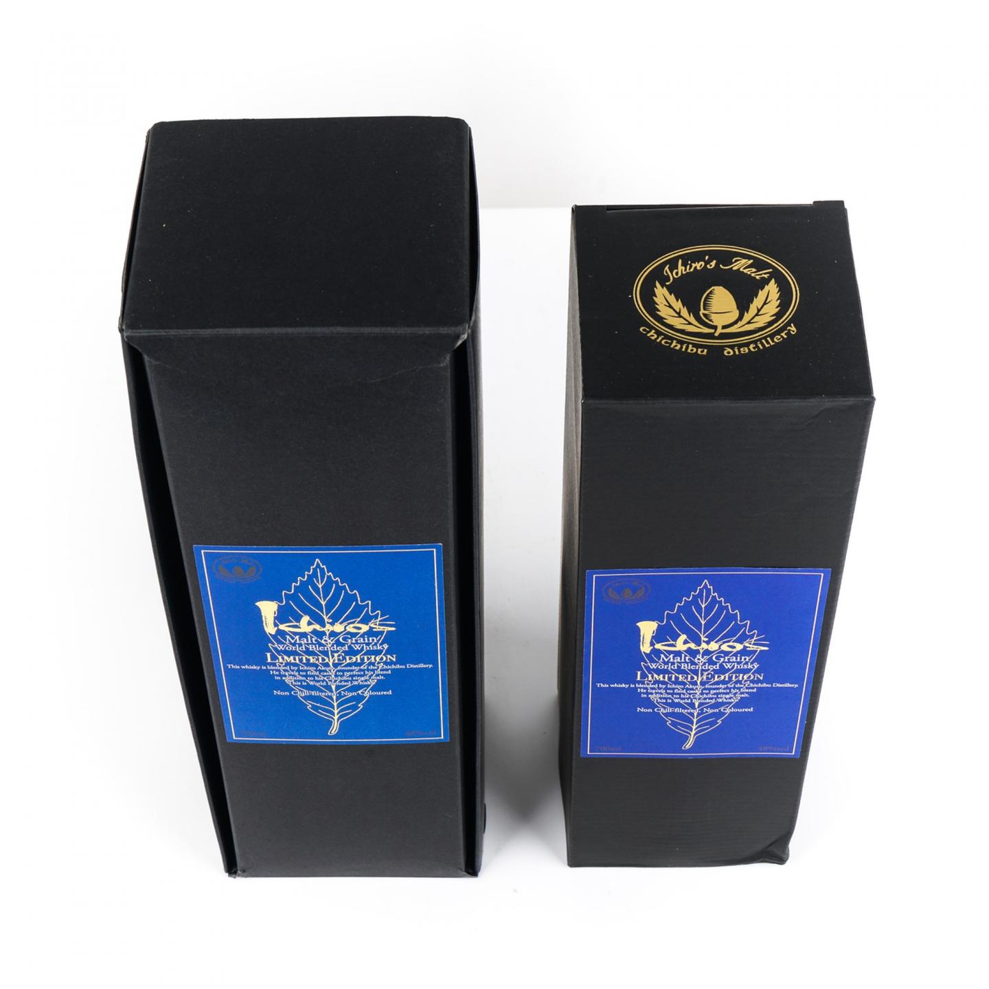 秩父 蓝叶 Ichiro's Malt & Grain 世界调和威士忌 2瓶组