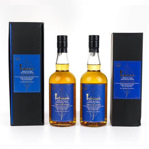 秩父 蓝叶 Ichiro's Malt & Grain 世界调和威士忌 2瓶组