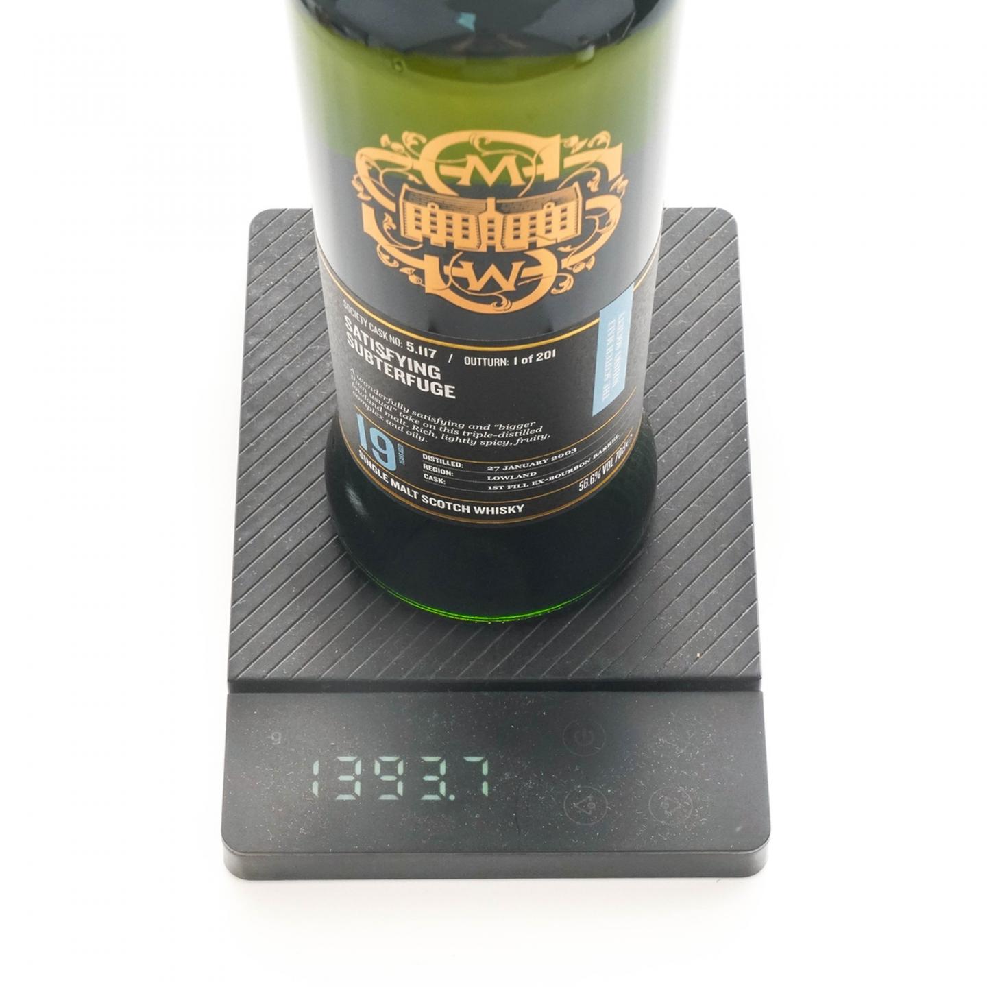 SMWS 5.117 欧肯特轩 19年 2003-2022