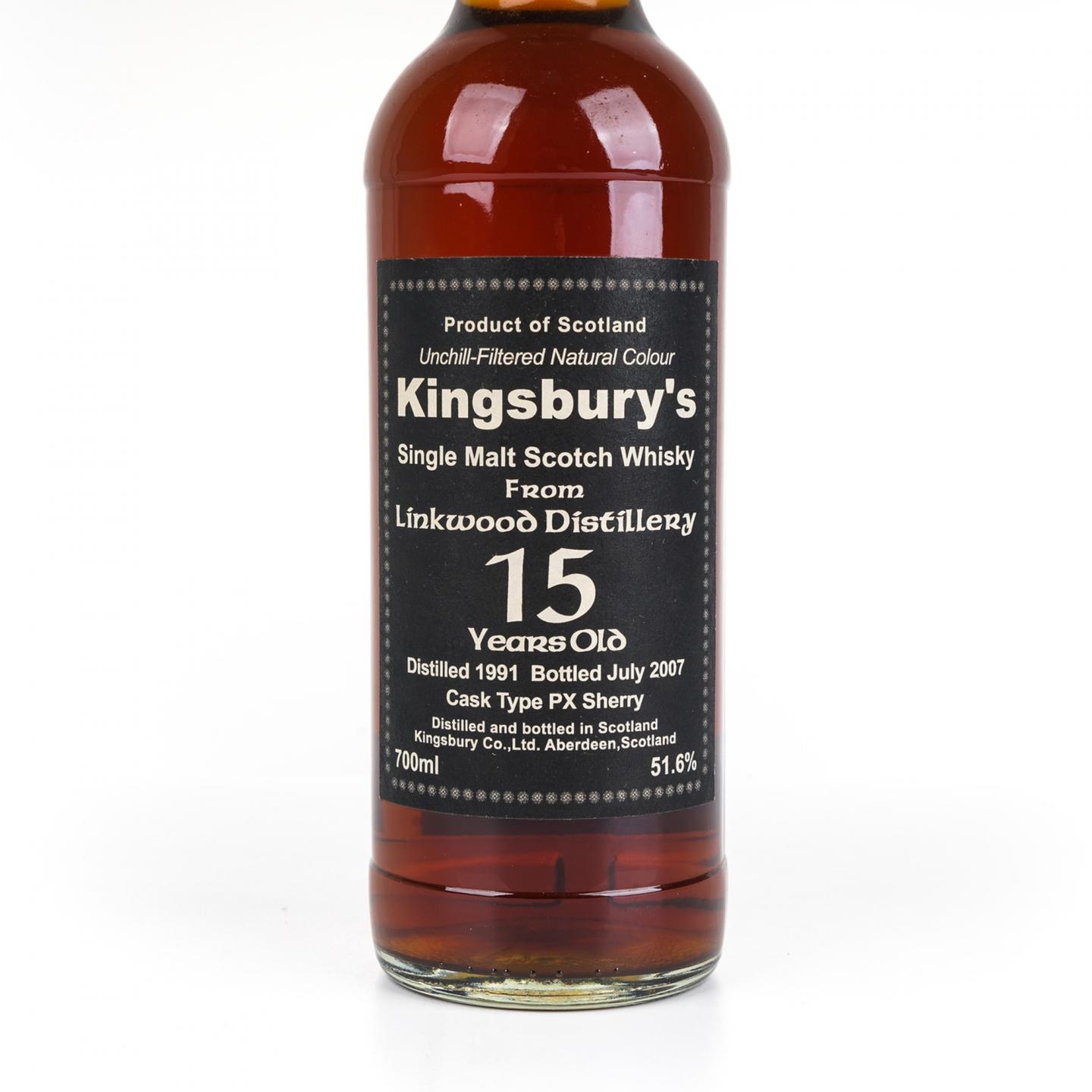 林可伍德 15年 1991-2007 Kingsbury's
